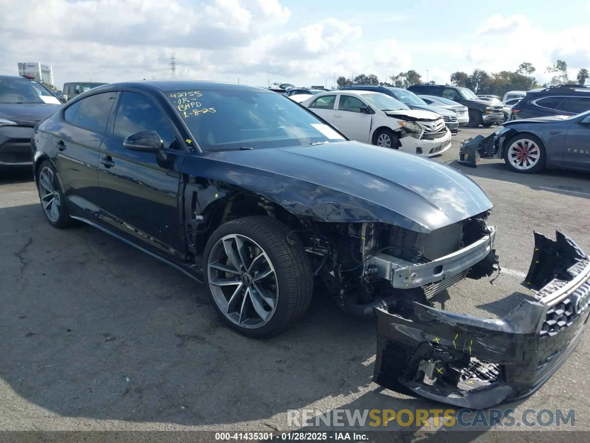 1 Photograph of a damaged car WAUFACF55NA015278 AUDI A5 SPORTBACK 2022