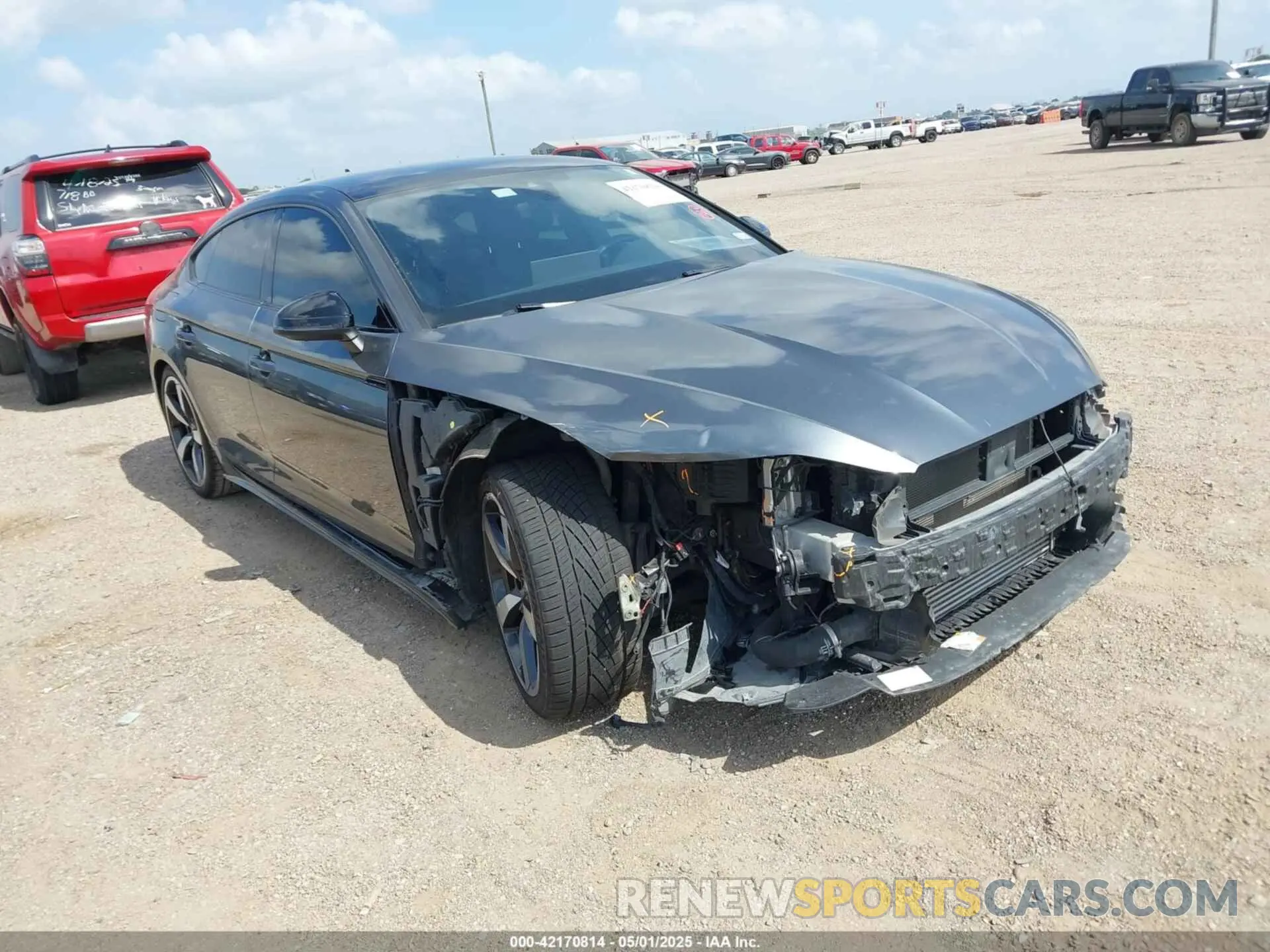 1 Photograph of a damaged car WAUFACF56NA017217 AUDI A5 SPORTBACK 2022