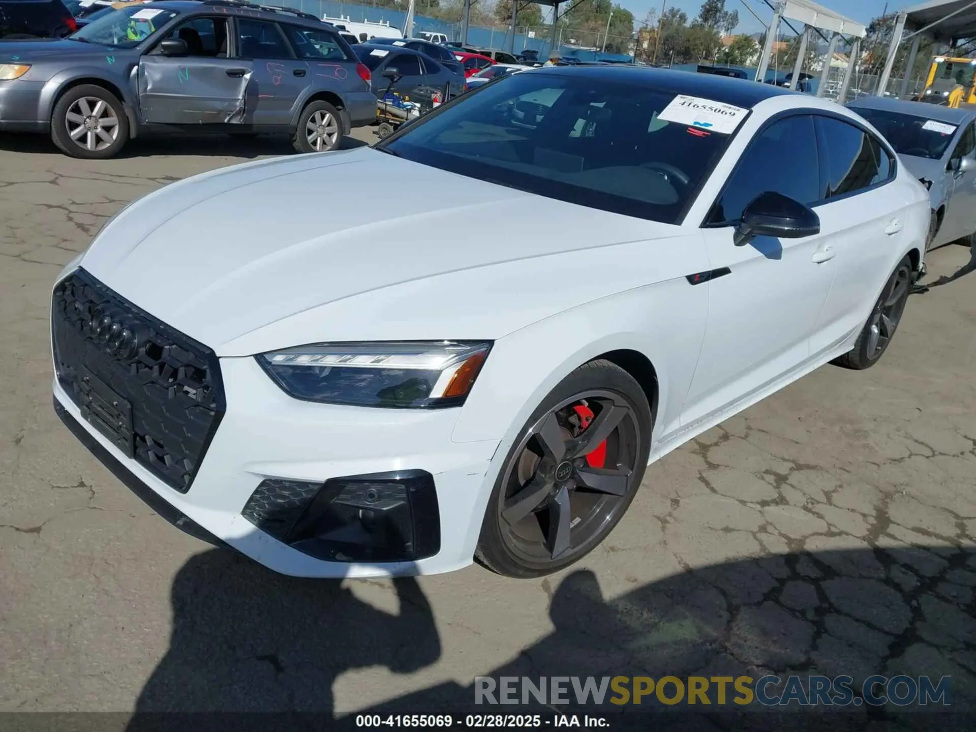 2 Photograph of a damaged car WAUFACF5XNA023313 AUDI A5 SPORTBACK 2022