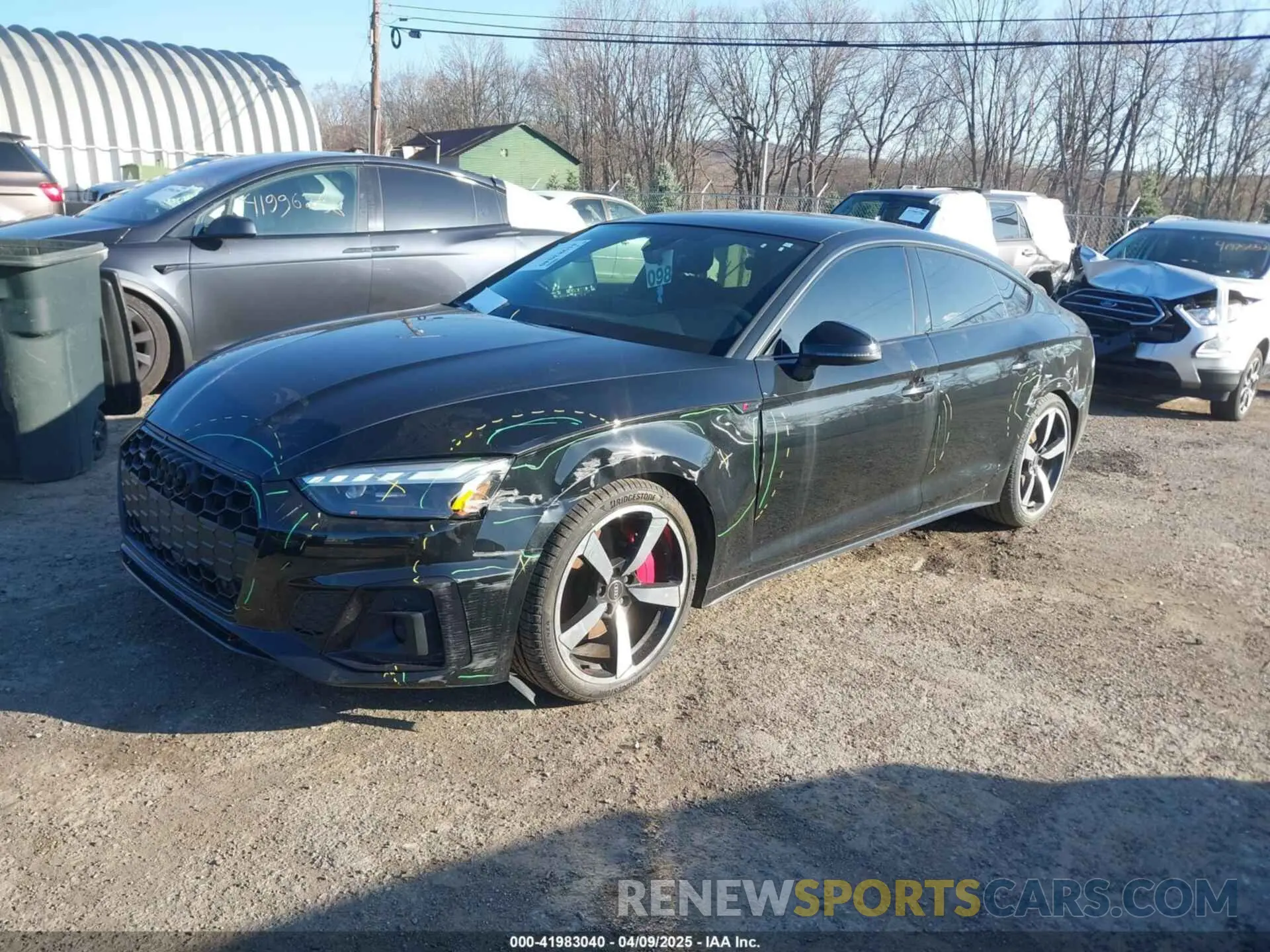 2 Photograph of a damaged car WAUFADF55NA039716 AUDI A5 SPORTBACK 2022