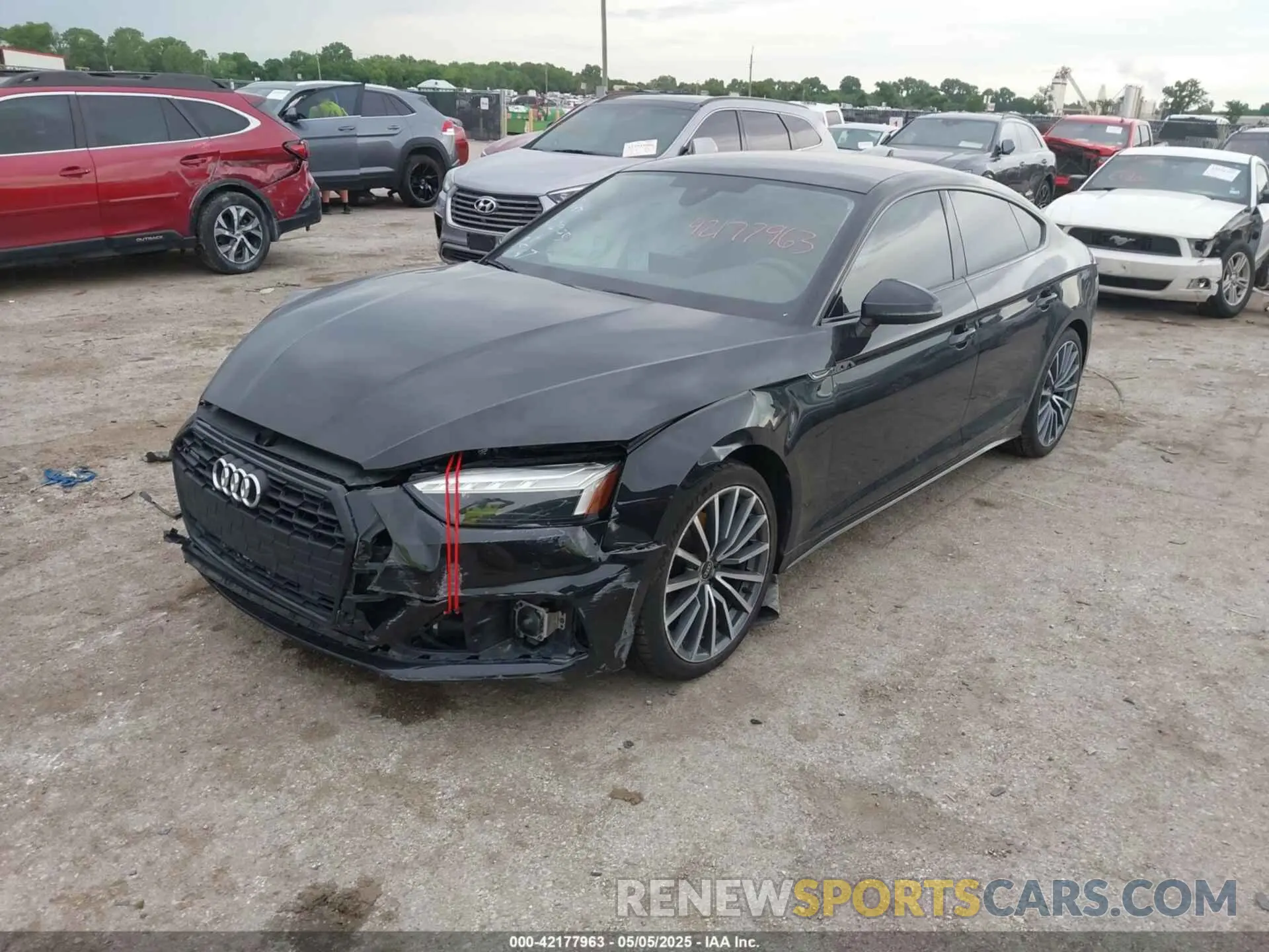 2 Photograph of a damaged car WAUCBCF57PA027547 AUDI A5 SPORTBACK 2023
