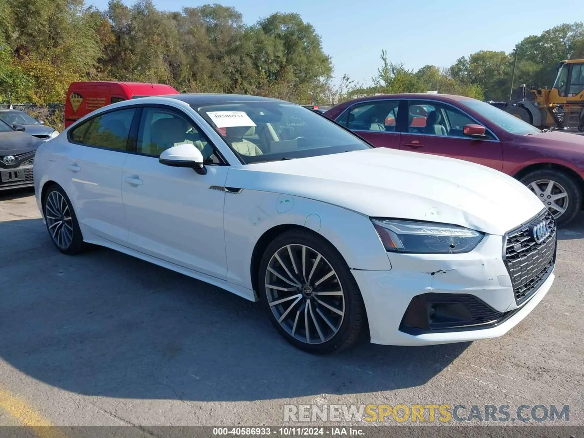 1 Photograph of a damaged car WAUCBCF58PA026441 AUDI A5 SPORTBACK 2023