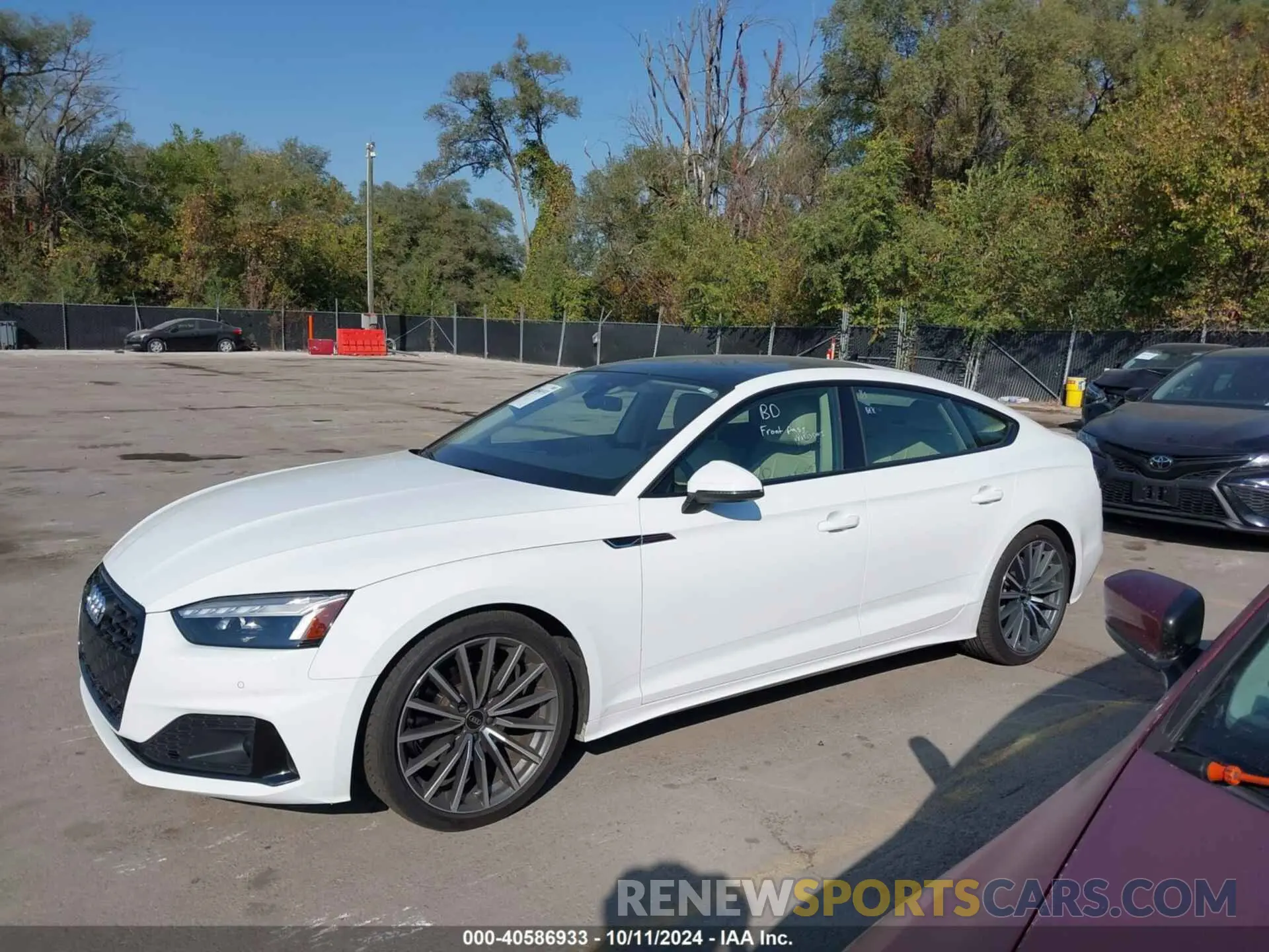14 Photograph of a damaged car WAUCBCF58PA026441 AUDI A5 SPORTBACK 2023