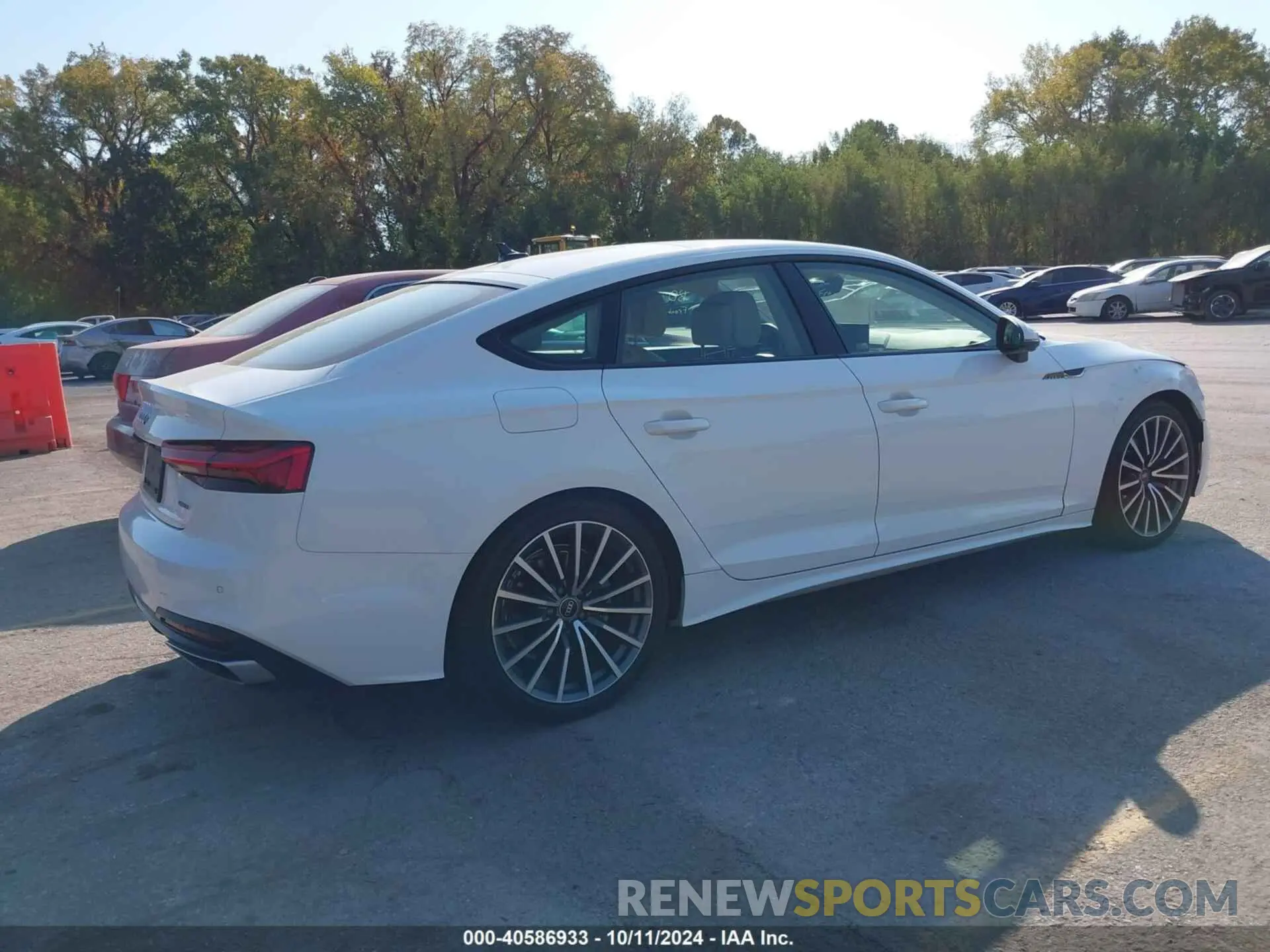 4 Photograph of a damaged car WAUCBCF58PA026441 AUDI A5 SPORTBACK 2023