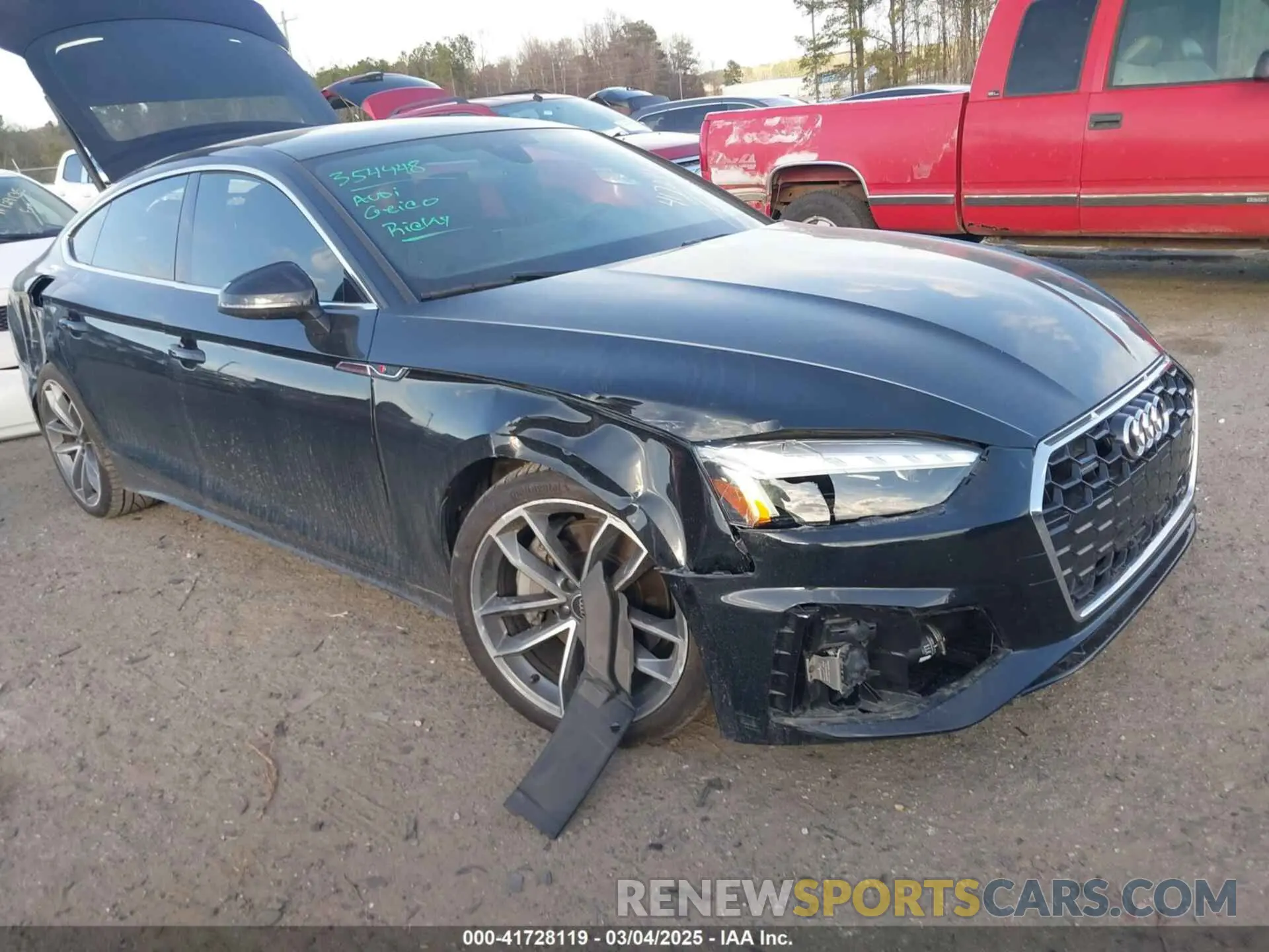1 Photograph of a damaged car WAUDACF55PA021284 AUDI A5 SPORTBACK 2023