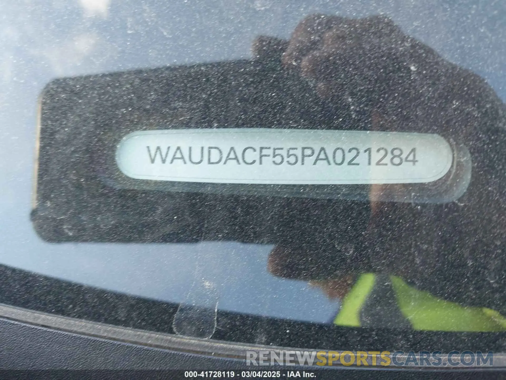 9 Photograph of a damaged car WAUDACF55PA021284 AUDI A5 SPORTBACK 2023