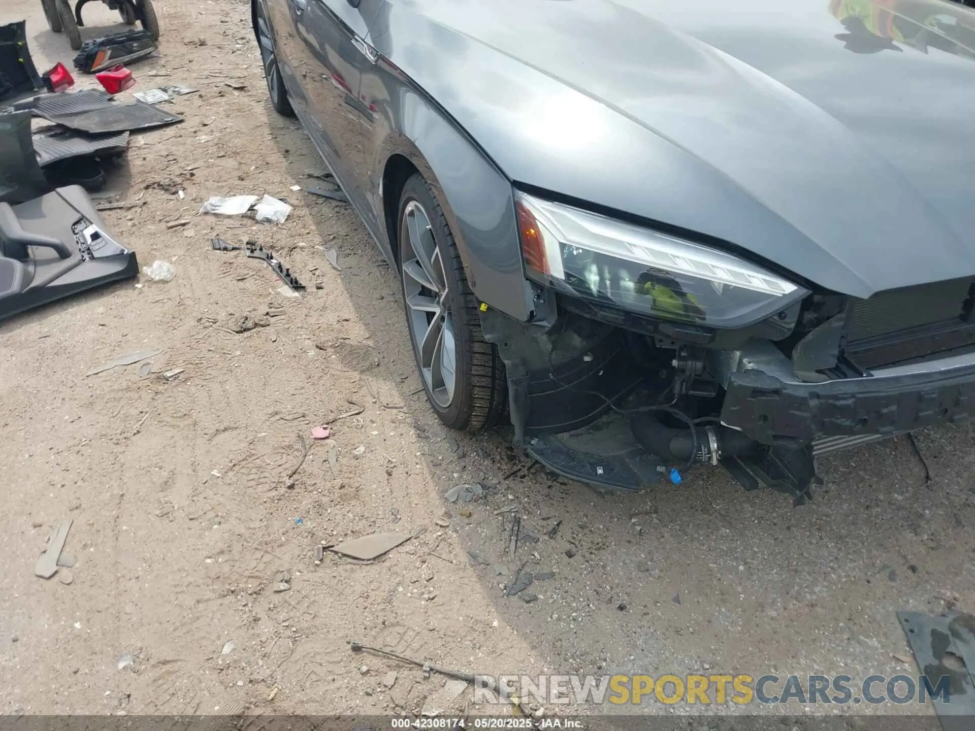 1 Photograph of a damaged car WAUDACF57PA023909 AUDI A5 SPORTBACK 2023