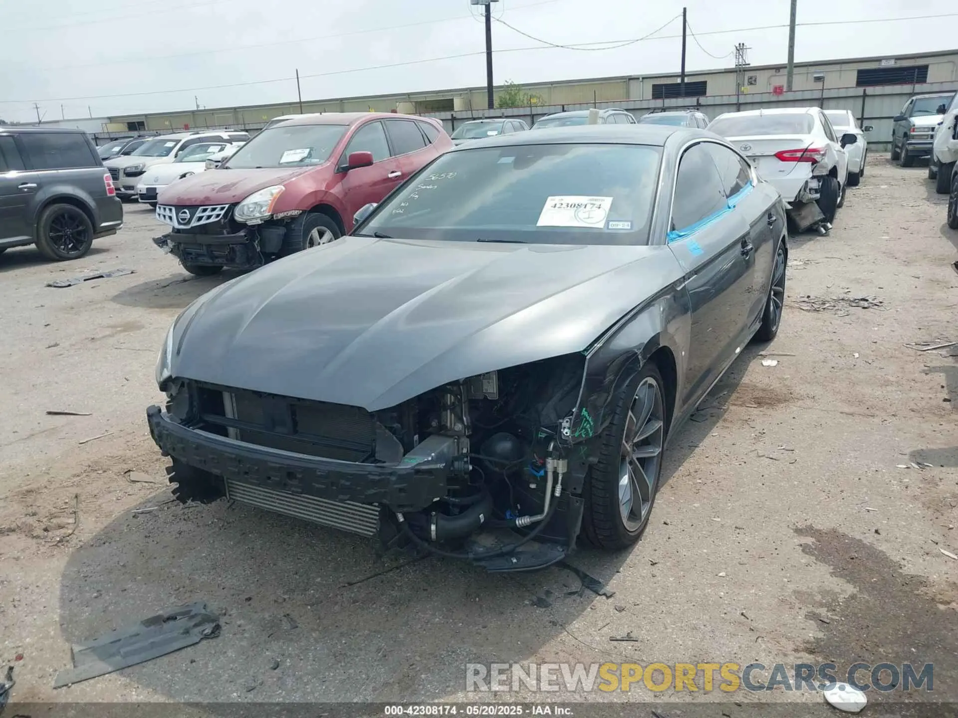 2 Photograph of a damaged car WAUDACF57PA023909 AUDI A5 SPORTBACK 2023
