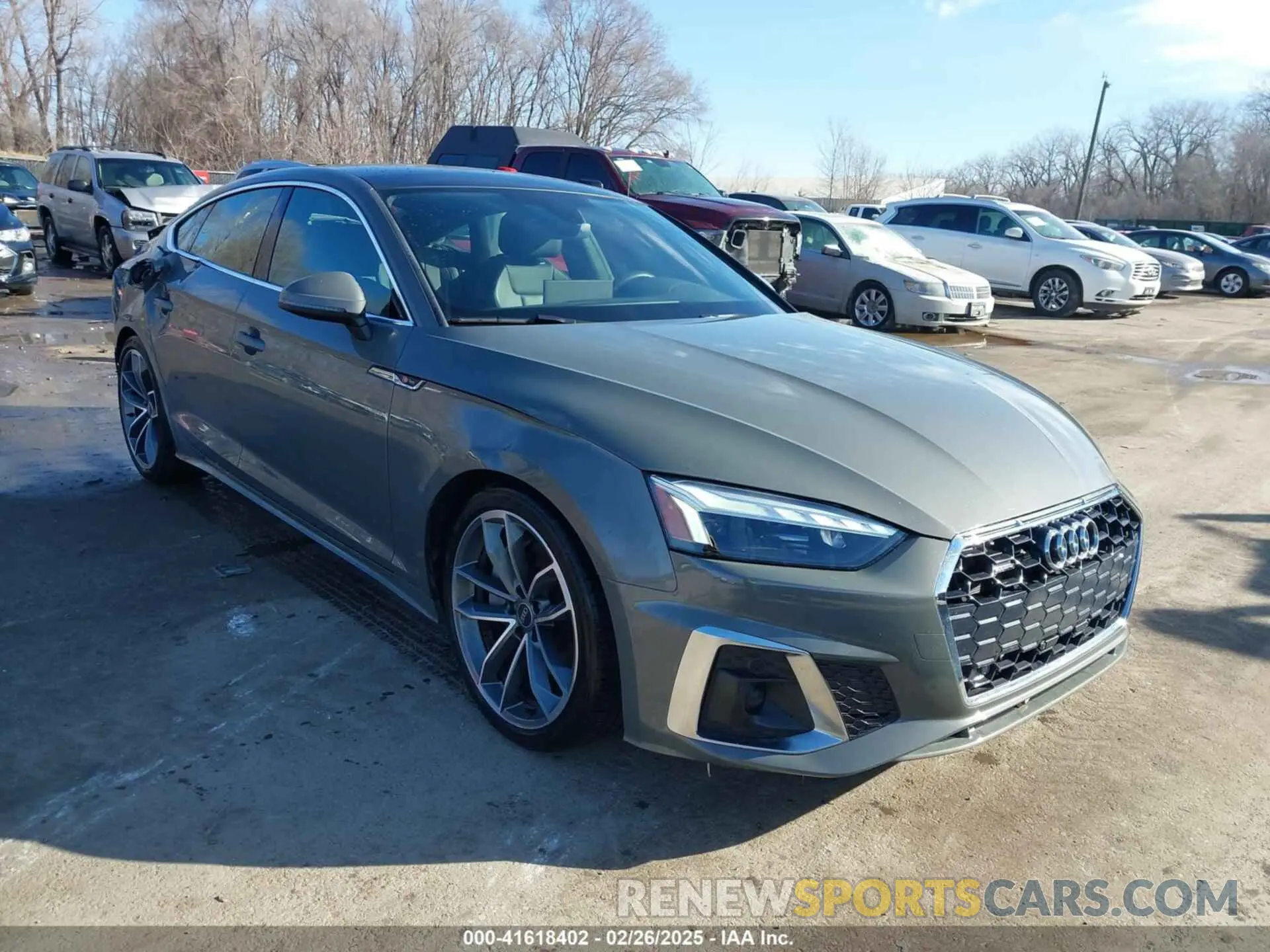 1 Photograph of a damaged car WAUDACF59PA022437 AUDI A5 SPORTBACK 2023