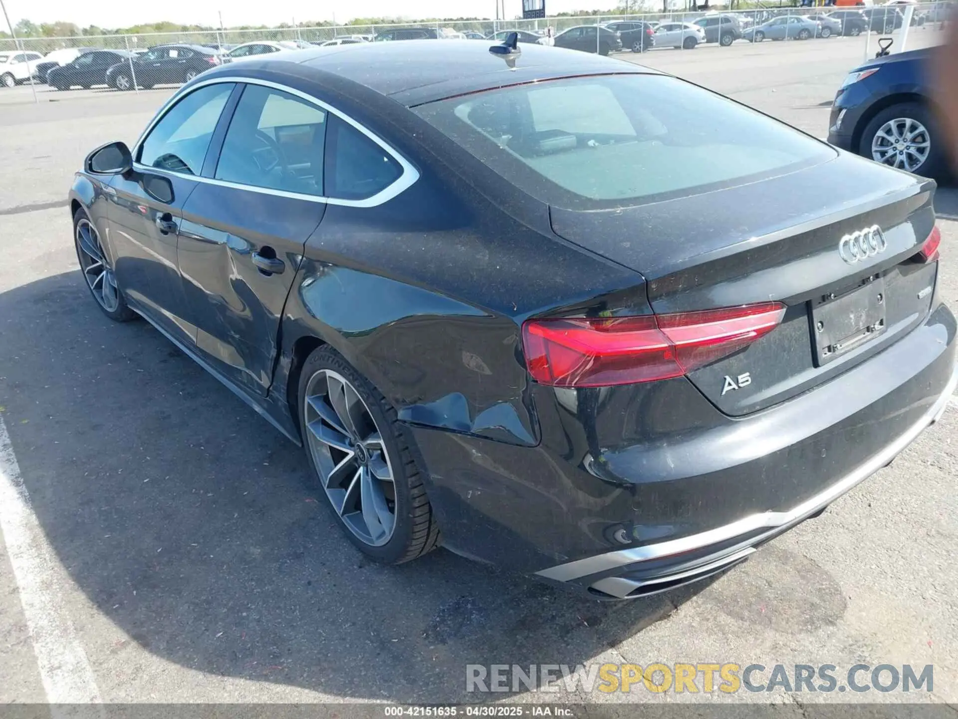 3 Photograph of a damaged car WAUFACF52PA015824 AUDI A5 SPORTBACK 2023