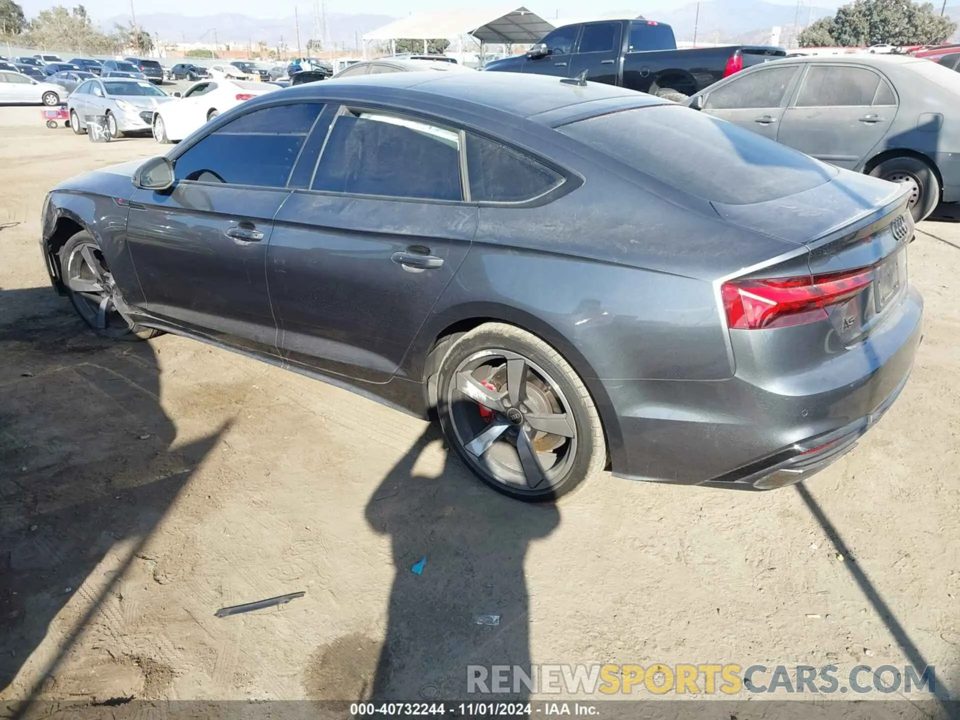 3 Photograph of a damaged car WAUFACF52PA051013 AUDI A5 SPORTBACK 2023