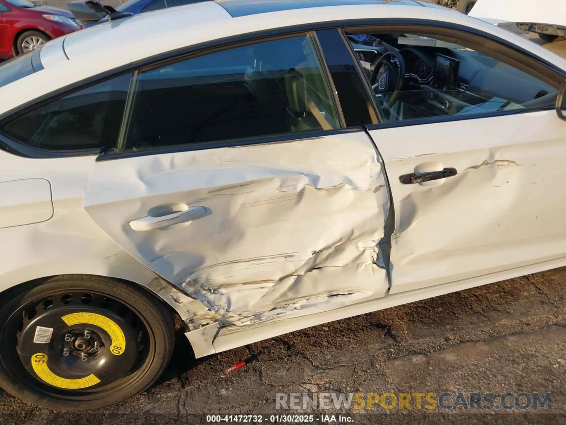 6 Photograph of a damaged car WAUFACF5XPA058114 AUDI A5 SPORTBACK 2023
