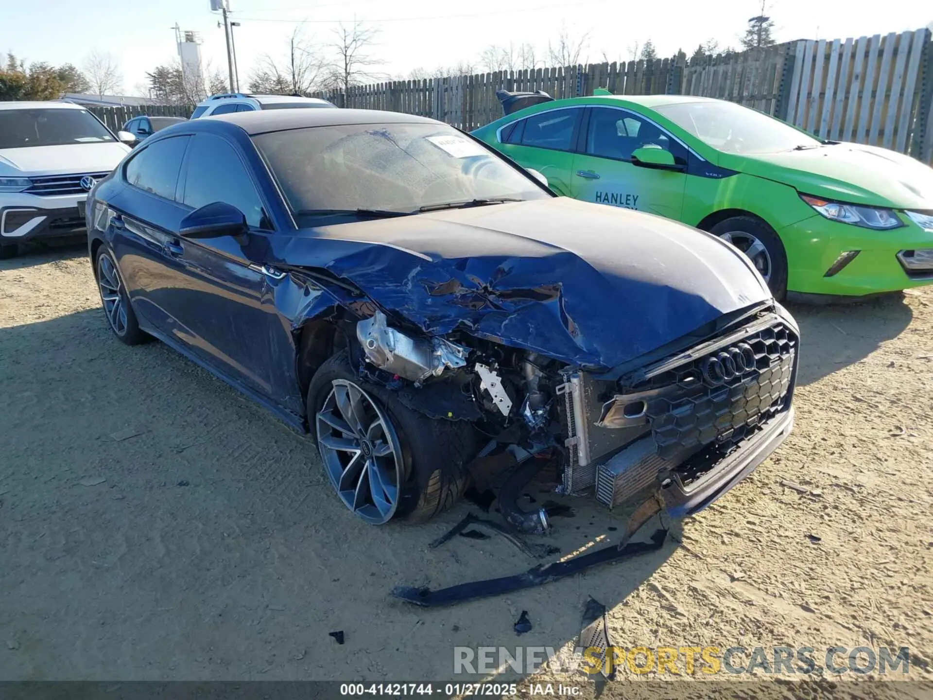 1 Photograph of a damaged car WAUDACF52RA096172 AUDI A5 SPORTBACK 2024