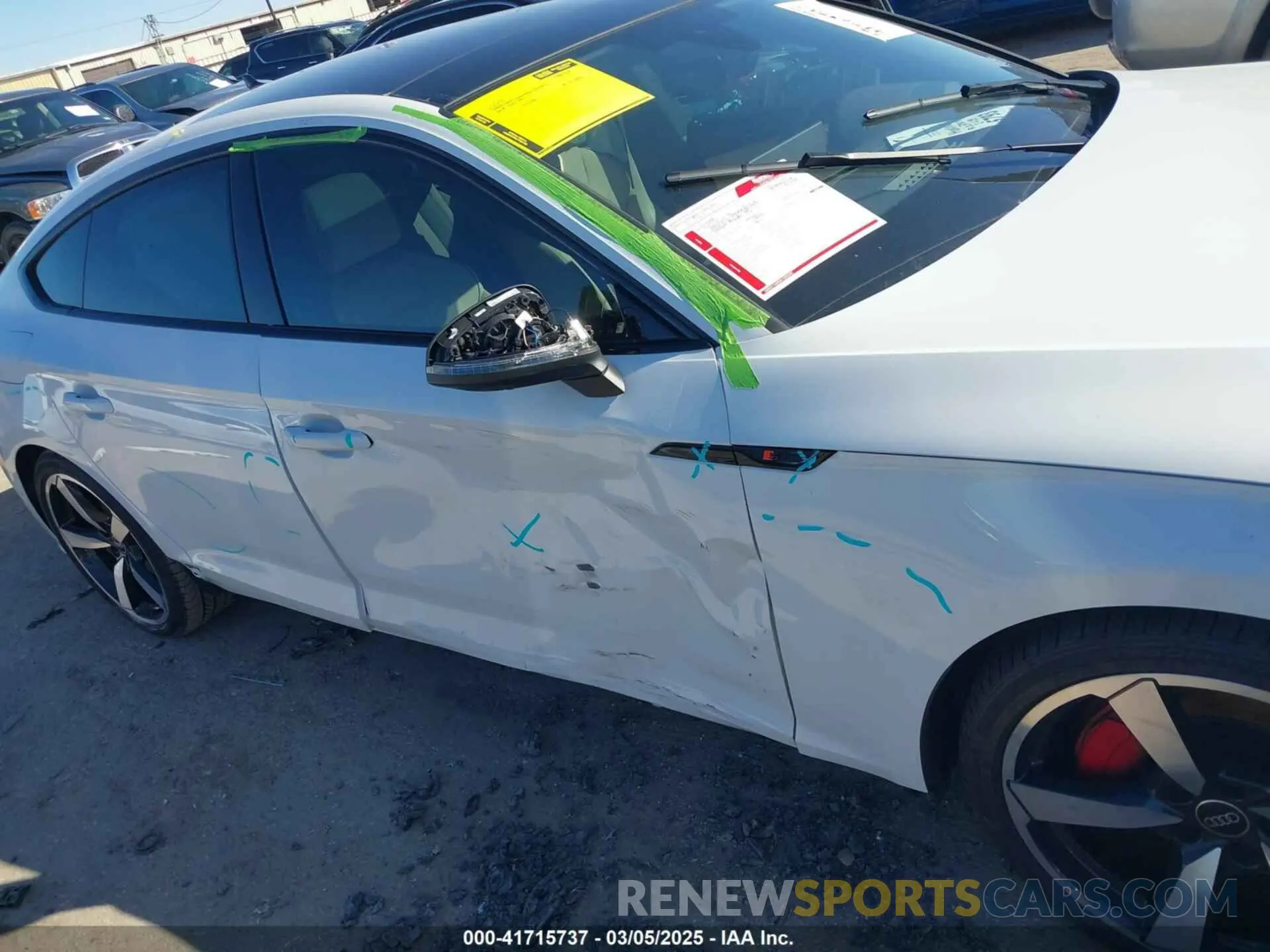 6 Photograph of a damaged car WAUEACF50RA095851 AUDI A5 SPORTBACK 2024
