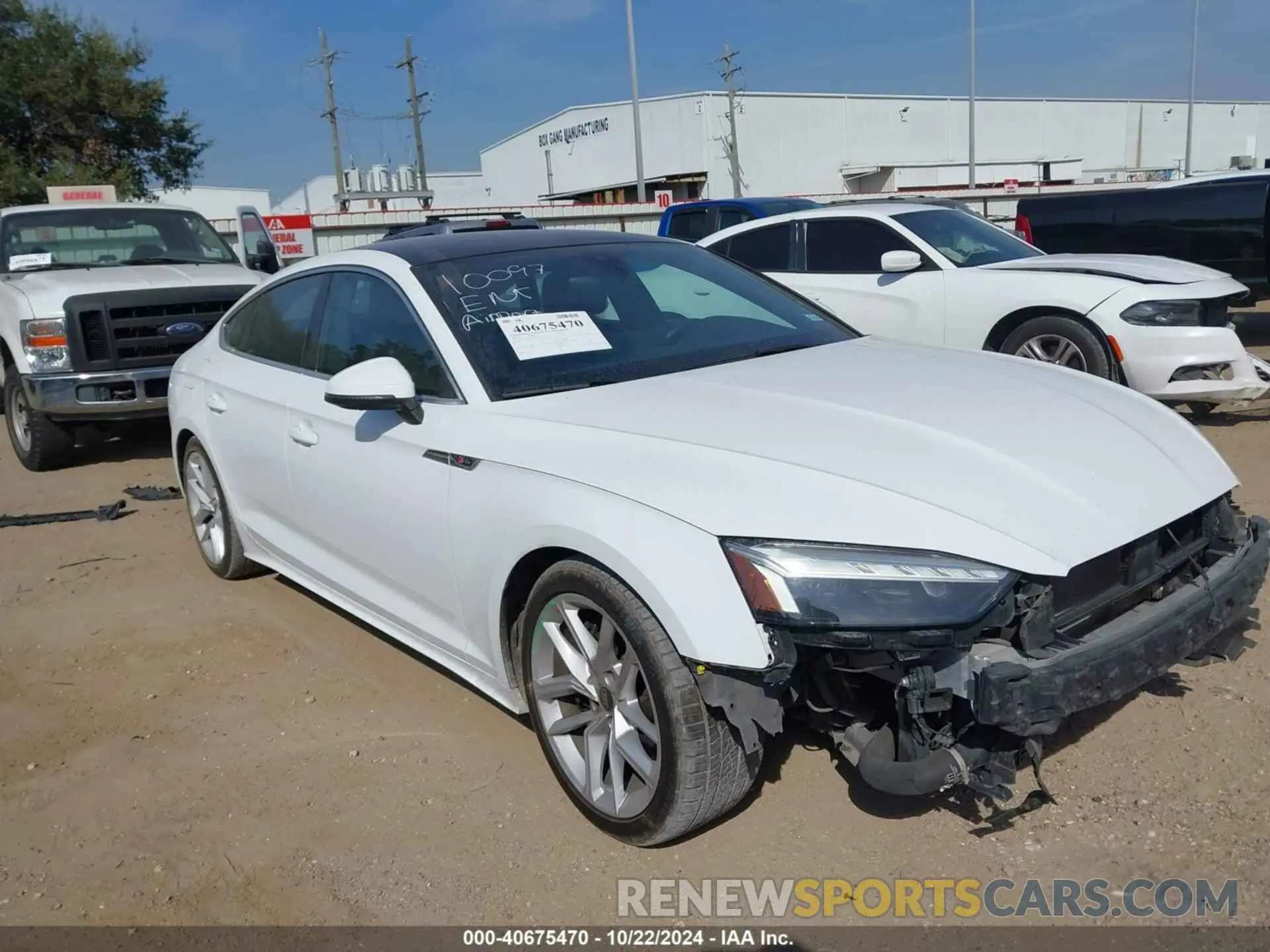 1 Photograph of a damaged car WAUFACF51RA019172 AUDI A5 SPORTBACK 2024