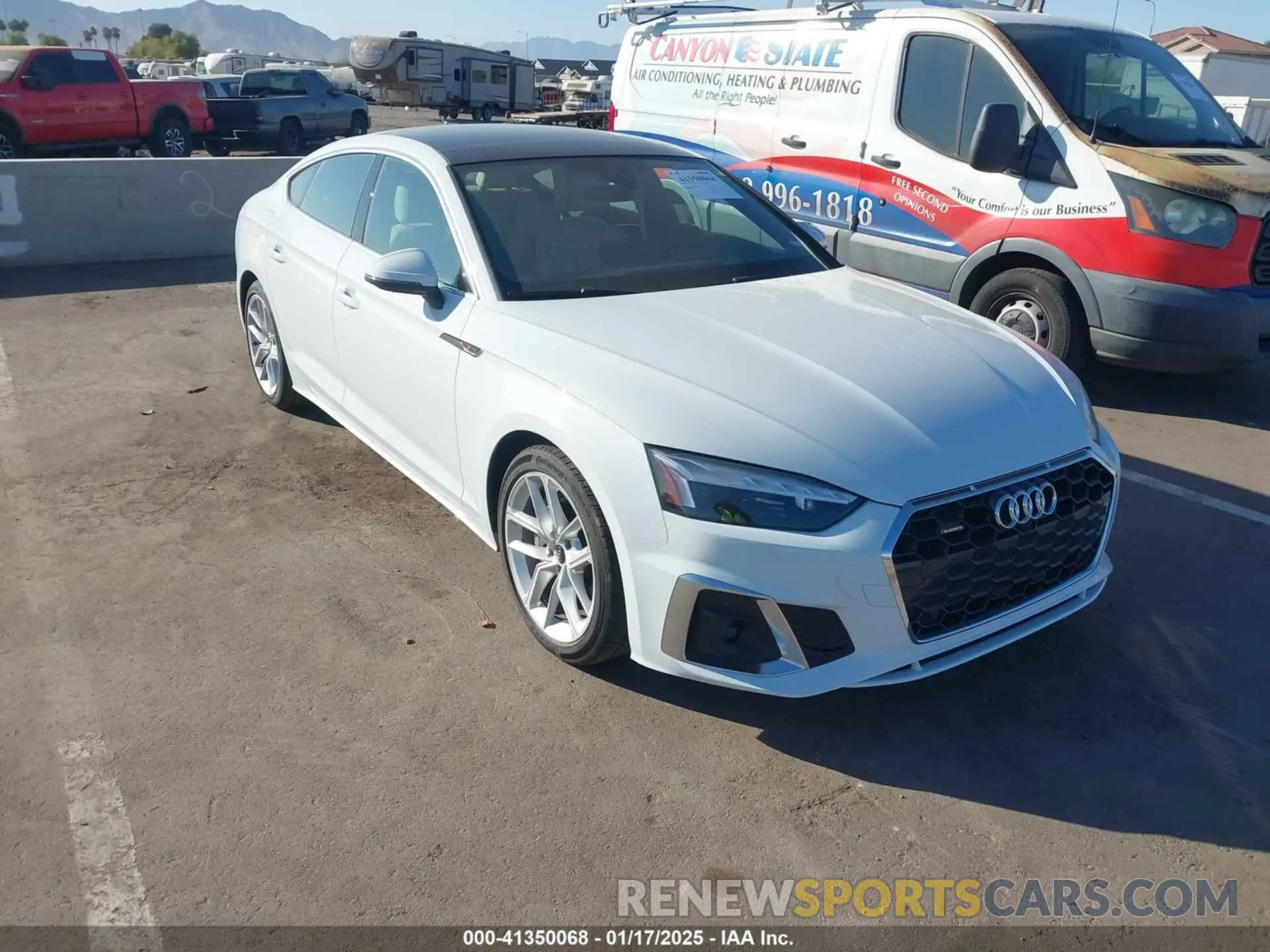 1 Photograph of a damaged car WAUFACF52RA083298 AUDI A5 SPORTBACK 2024