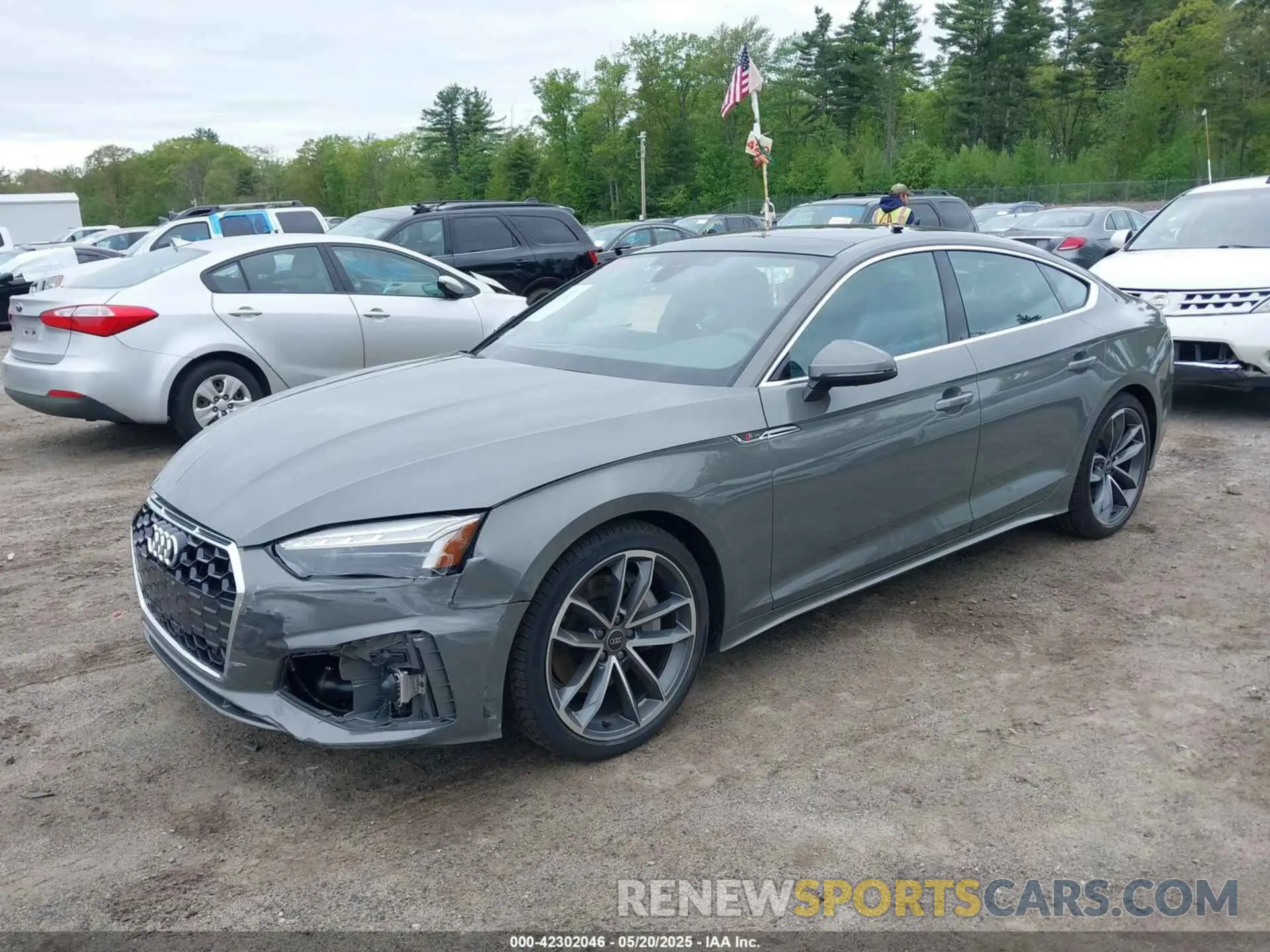 2 Photograph of a damaged car WAUFACF52RA132208 AUDI A5 SPORTBACK 2024
