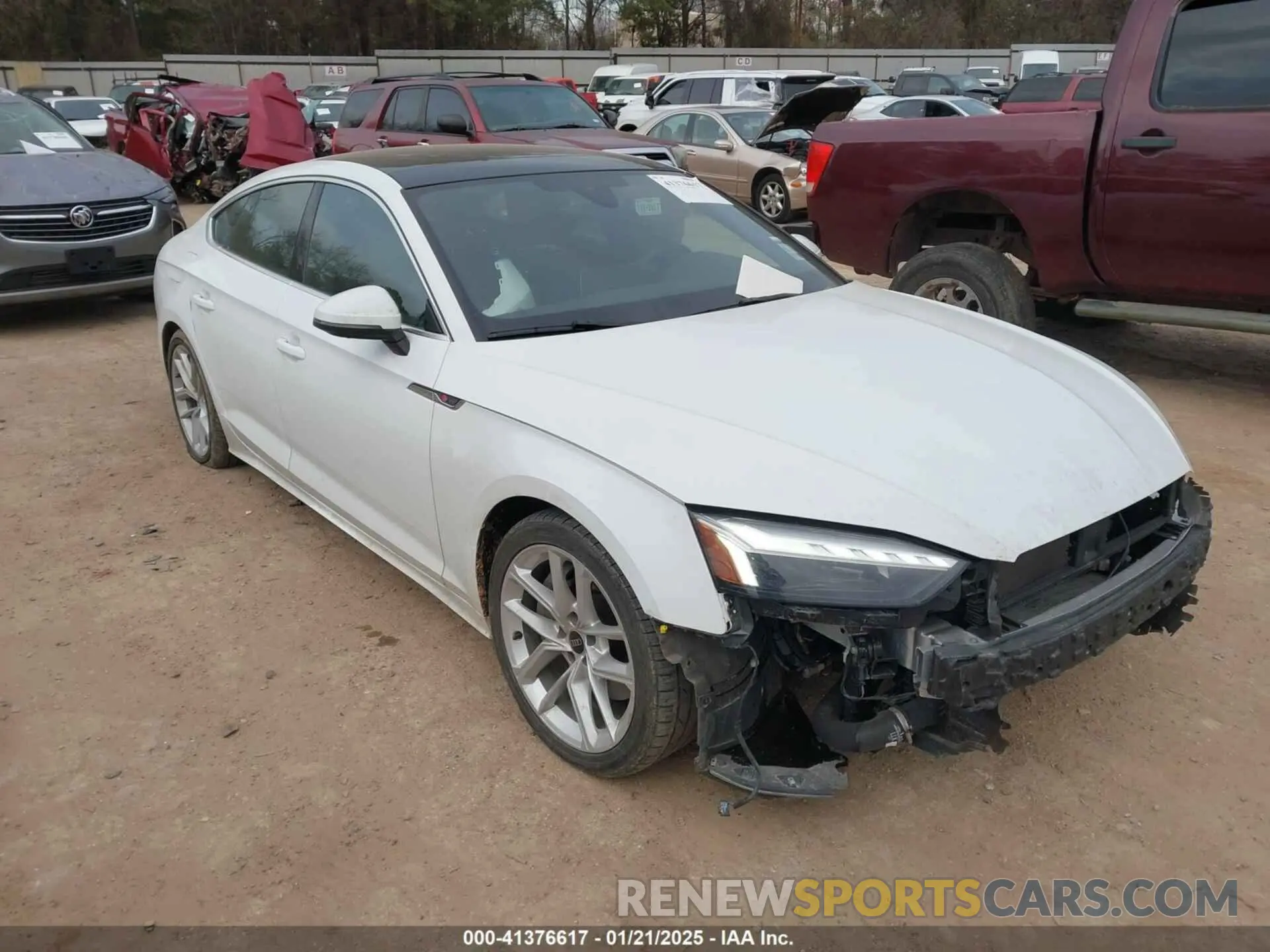 1 Photograph of a damaged car WAUFACF53RA029573 AUDI A5 SPORTBACK 2024