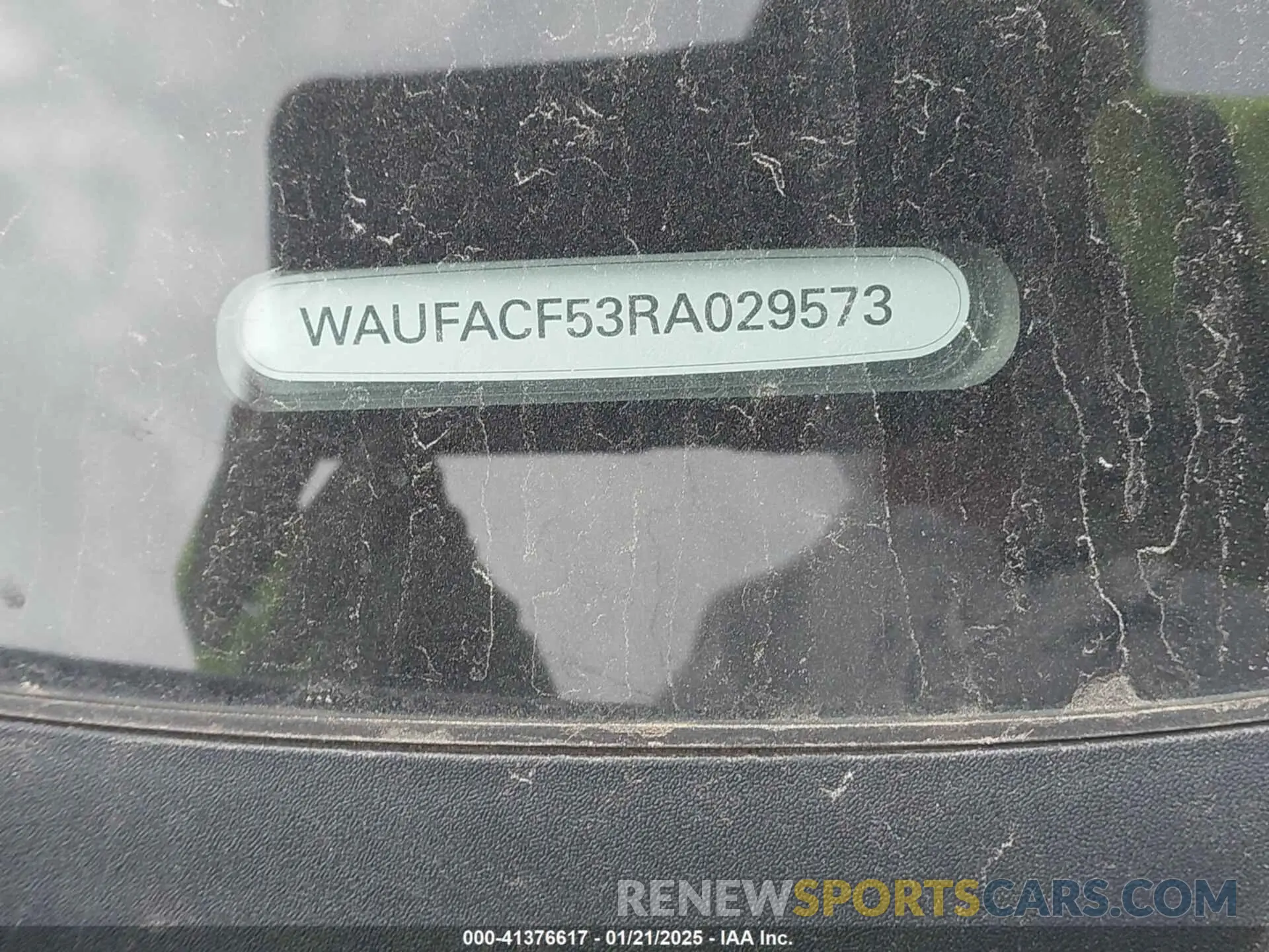 9 Photograph of a damaged car WAUFACF53RA029573 AUDI A5 SPORTBACK 2024