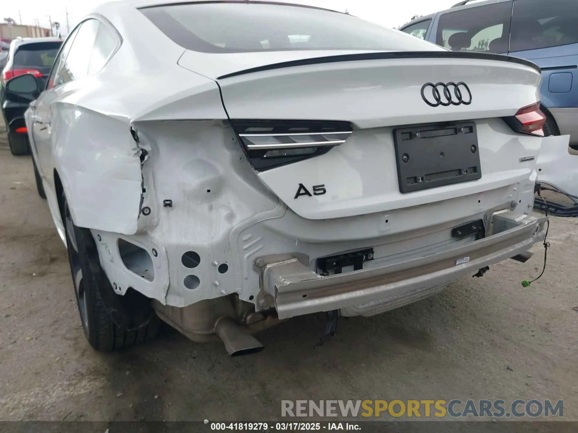6 Photograph of a damaged car WAUFACF54RA057706 AUDI A5 SPORTBACK 2024
