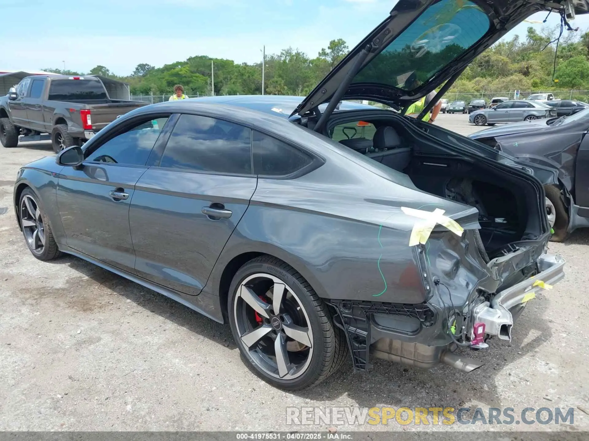 3 Photograph of a damaged car WAUFACF56RA045010 AUDI A5 SPORTBACK 2024