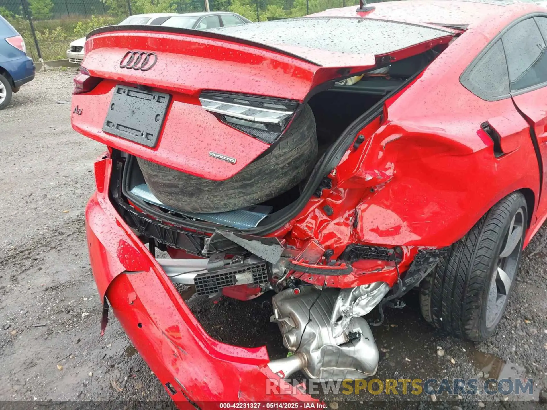 6 Photograph of a damaged car WAUFACF57RA118997 AUDI A5 SPORTBACK 2024