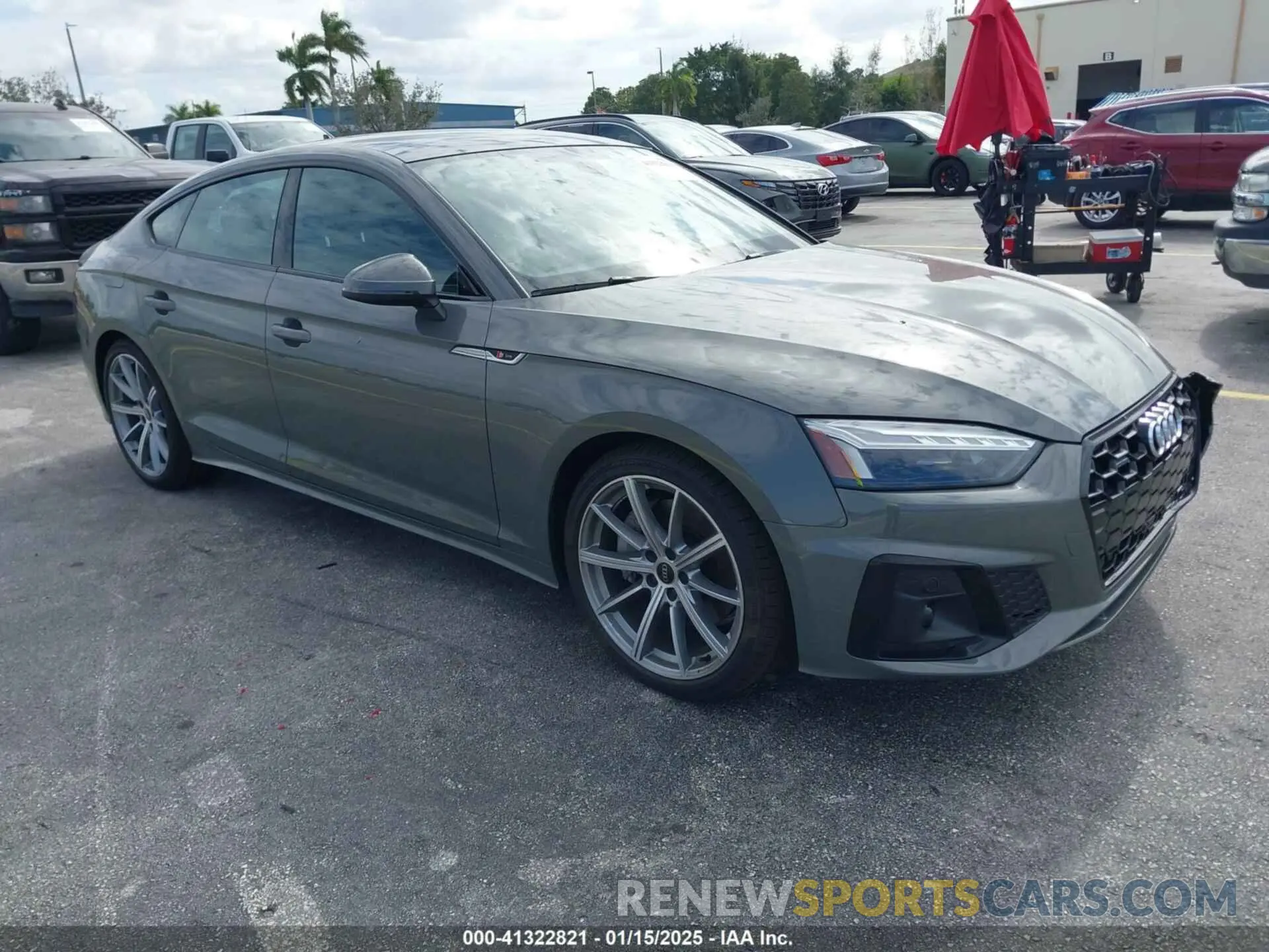 1 Photograph of a damaged car WAUDACF53SA007425 AUDI A5 SPORTBACK 2025