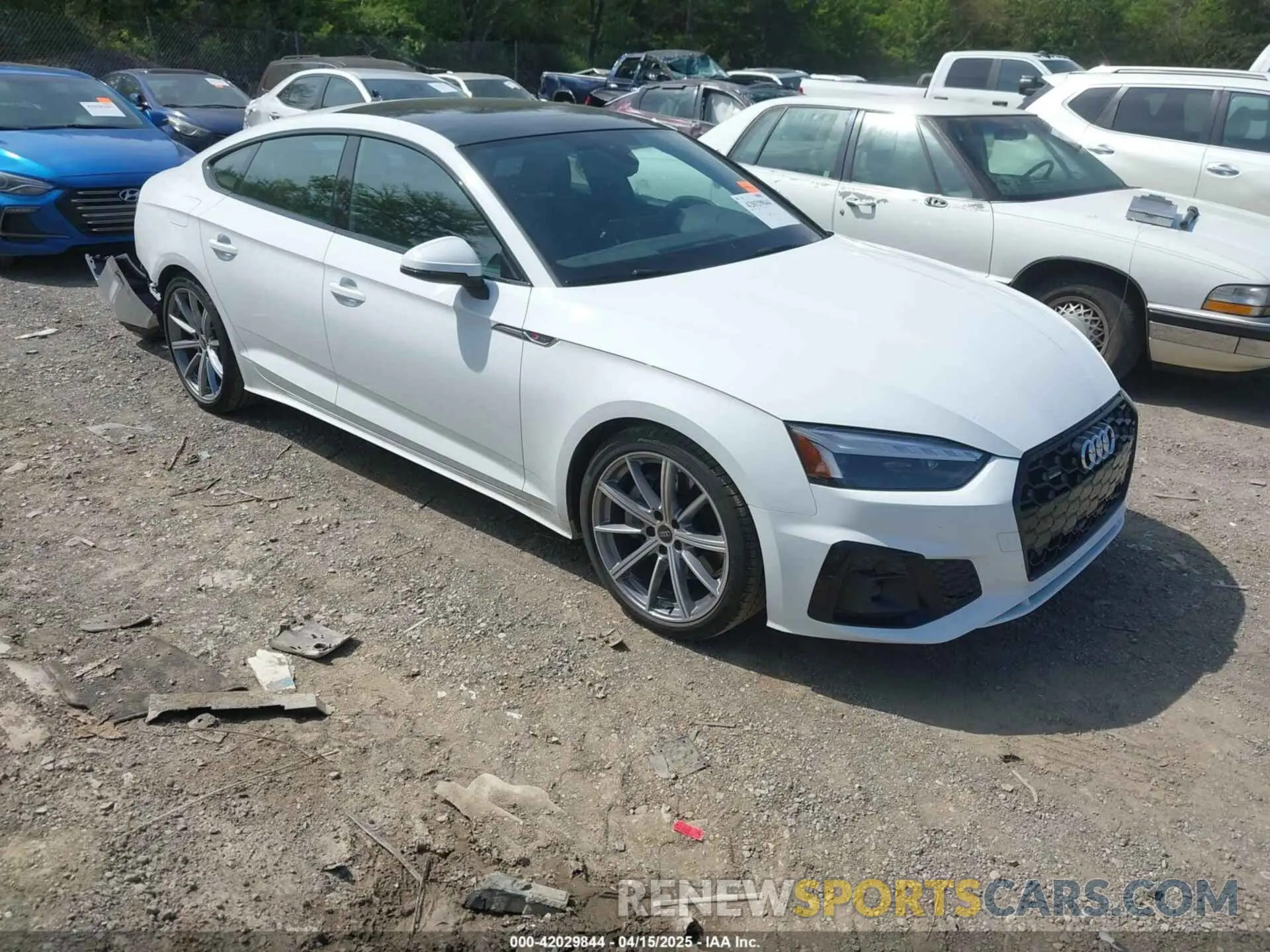 1 Photograph of a damaged car WAUDACF55SA008334 AUDI A5 SPORTBACK 2025