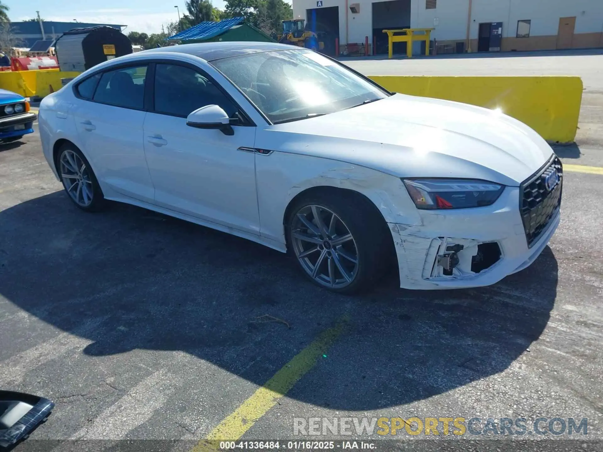 1 Photograph of a damaged car WAUDACF57SA006794 AUDI A5 SPORTBACK 2025