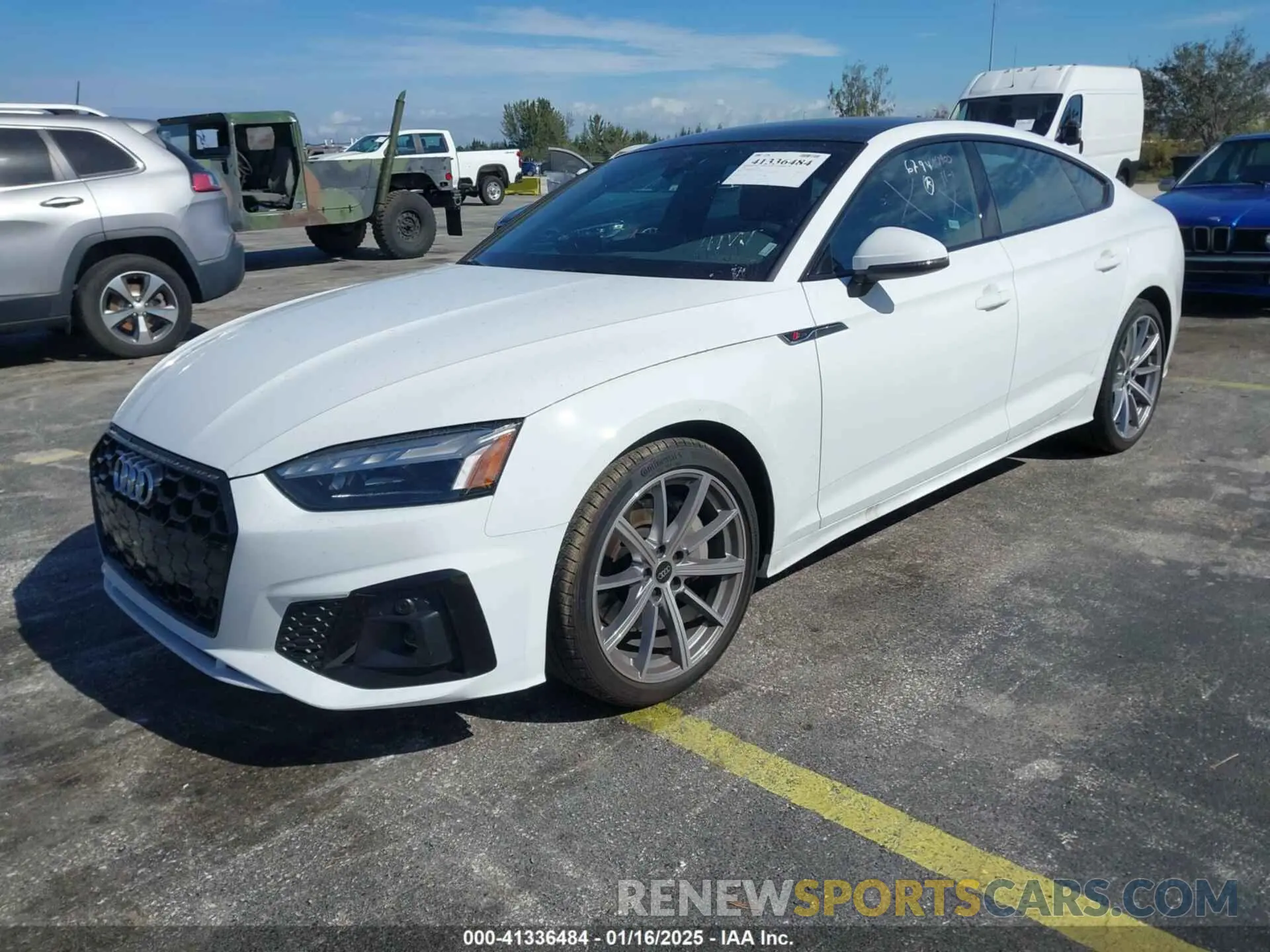 2 Photograph of a damaged car WAUDACF57SA006794 AUDI A5 SPORTBACK 2025