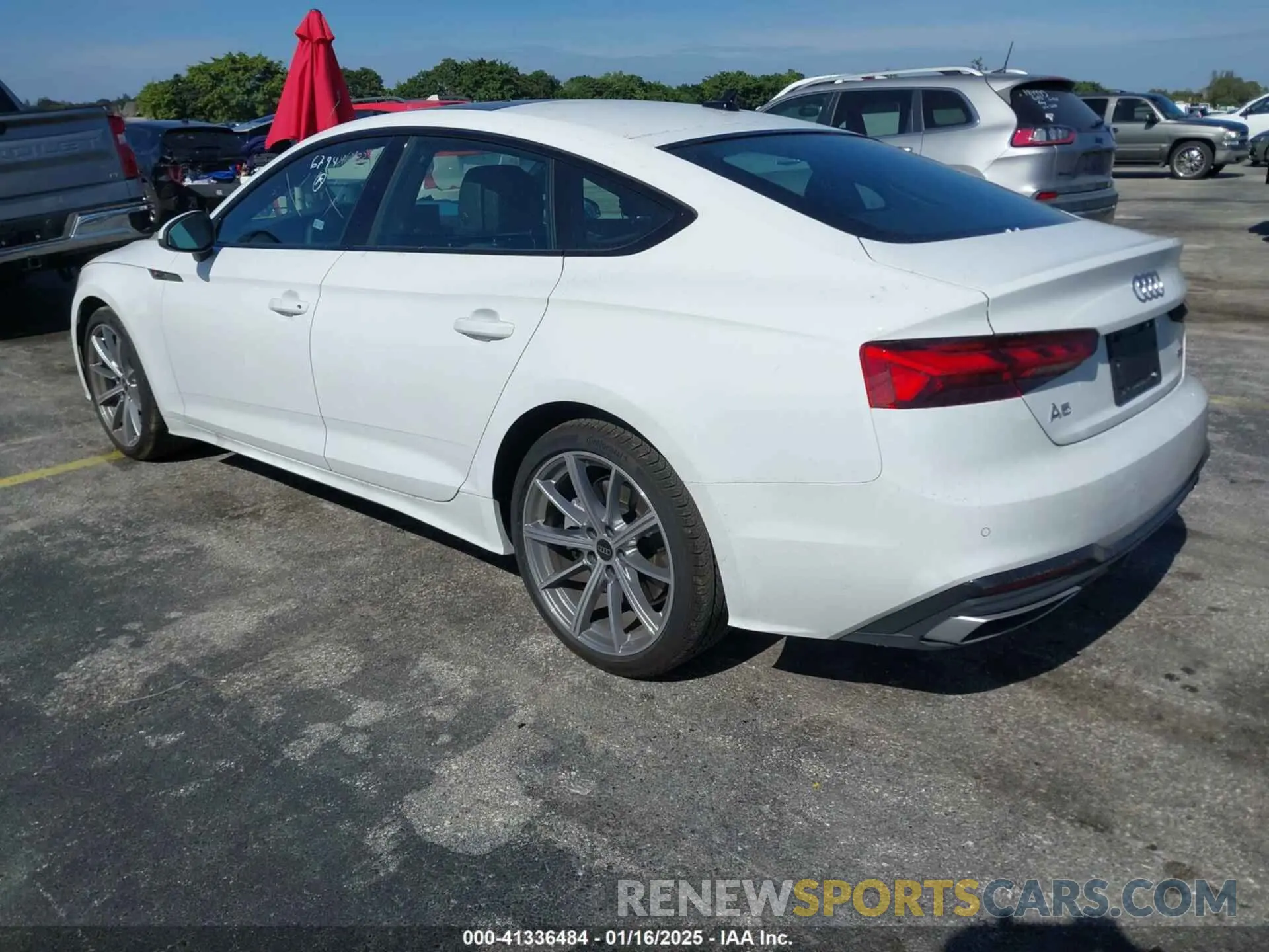 3 Photograph of a damaged car WAUDACF57SA006794 AUDI A5 SPORTBACK 2025