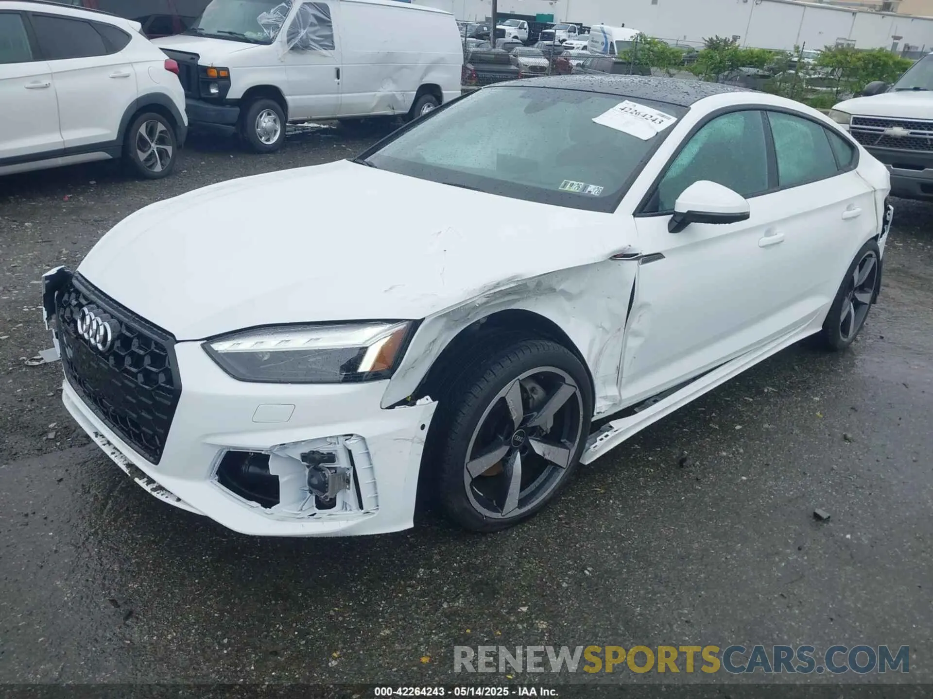 2 Photograph of a damaged car WAUEACF58SA012978 AUDI A5 SPORTBACK 2025