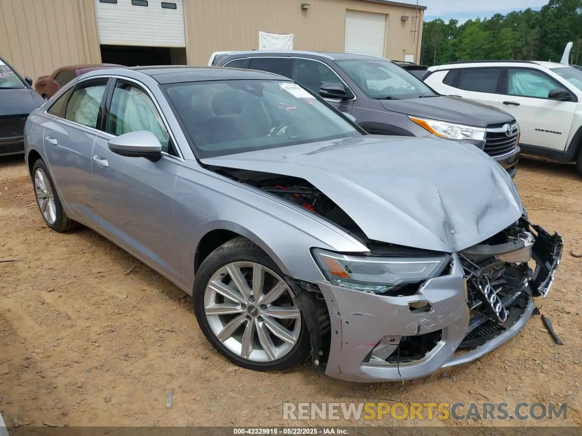 1 Photograph of a damaged car WAUD8AF25KN127502 AUDI A6 2019