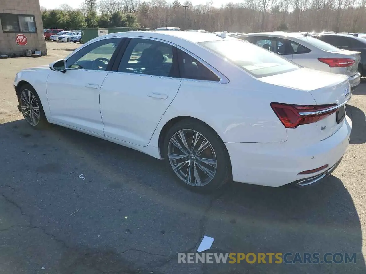 2 Photograph of a damaged car WAUD8AF26KN130585 AUDI A6 2019
