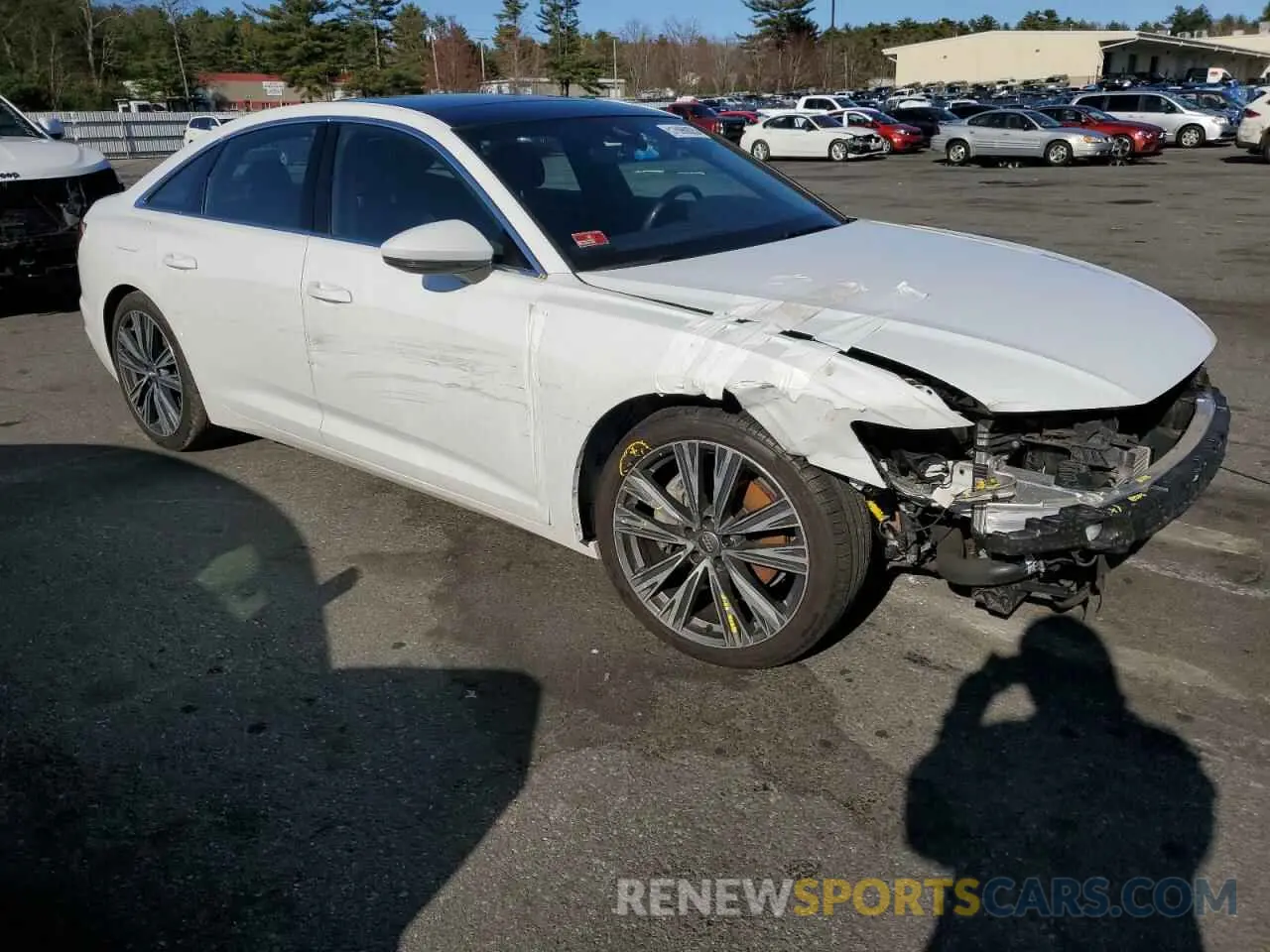 4 Photograph of a damaged car WAUD8AF26KN130585 AUDI A6 2019