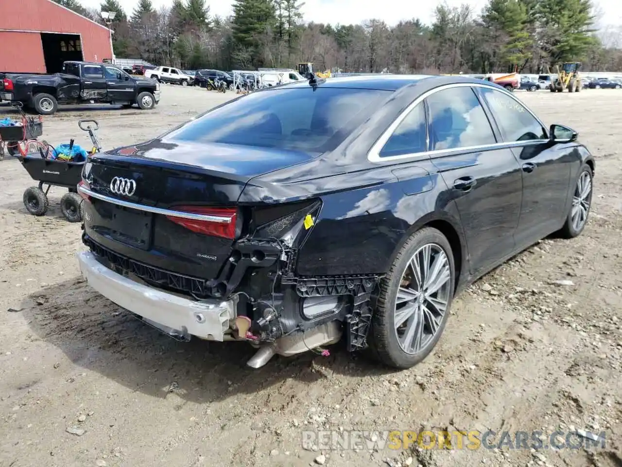 4 Photograph of a damaged car WAUD8AF29KN132086 AUDI A6 2019