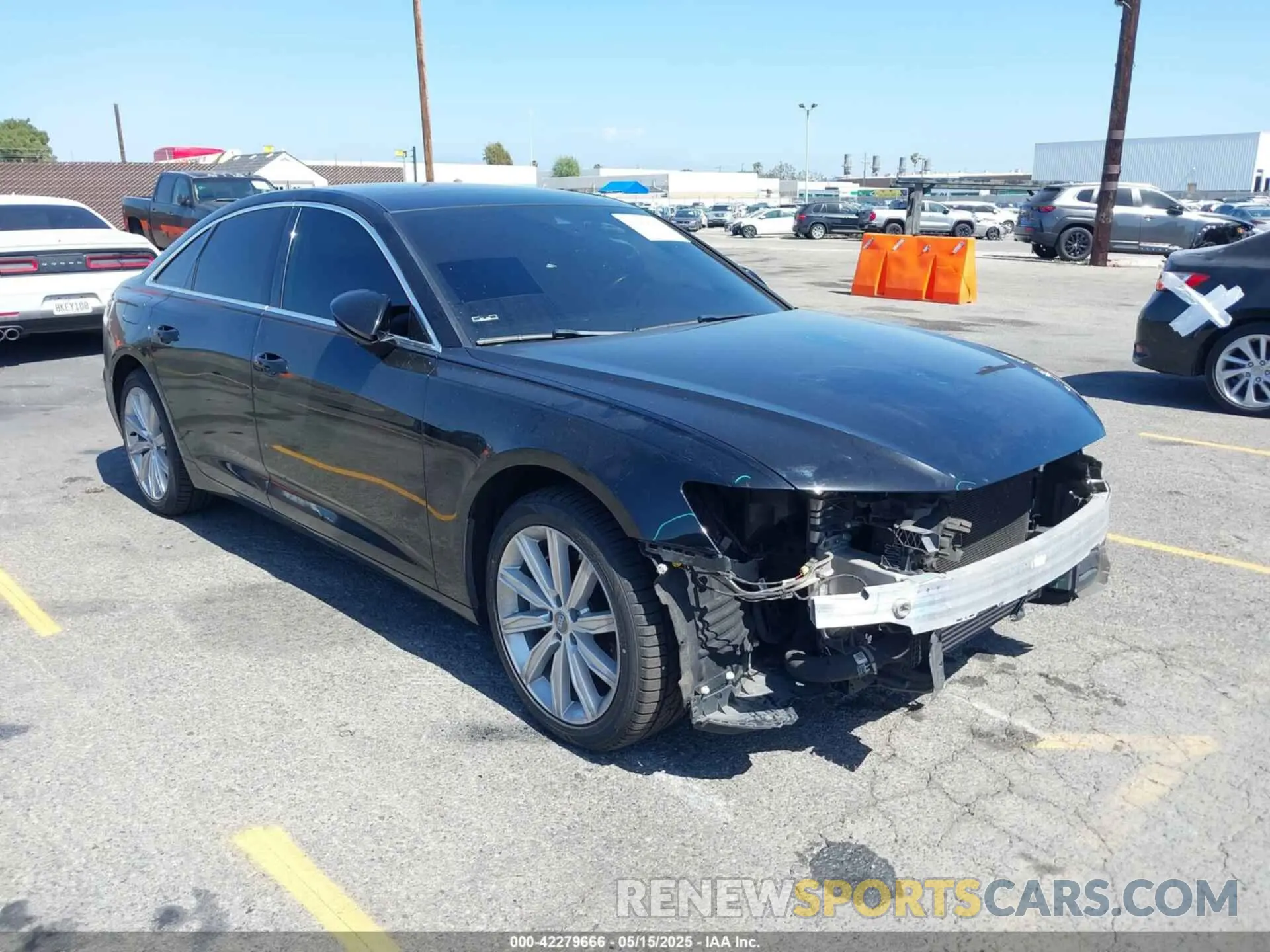 1 Photograph of a damaged car WAUD8AF2XKN121064 AUDI A6 2019