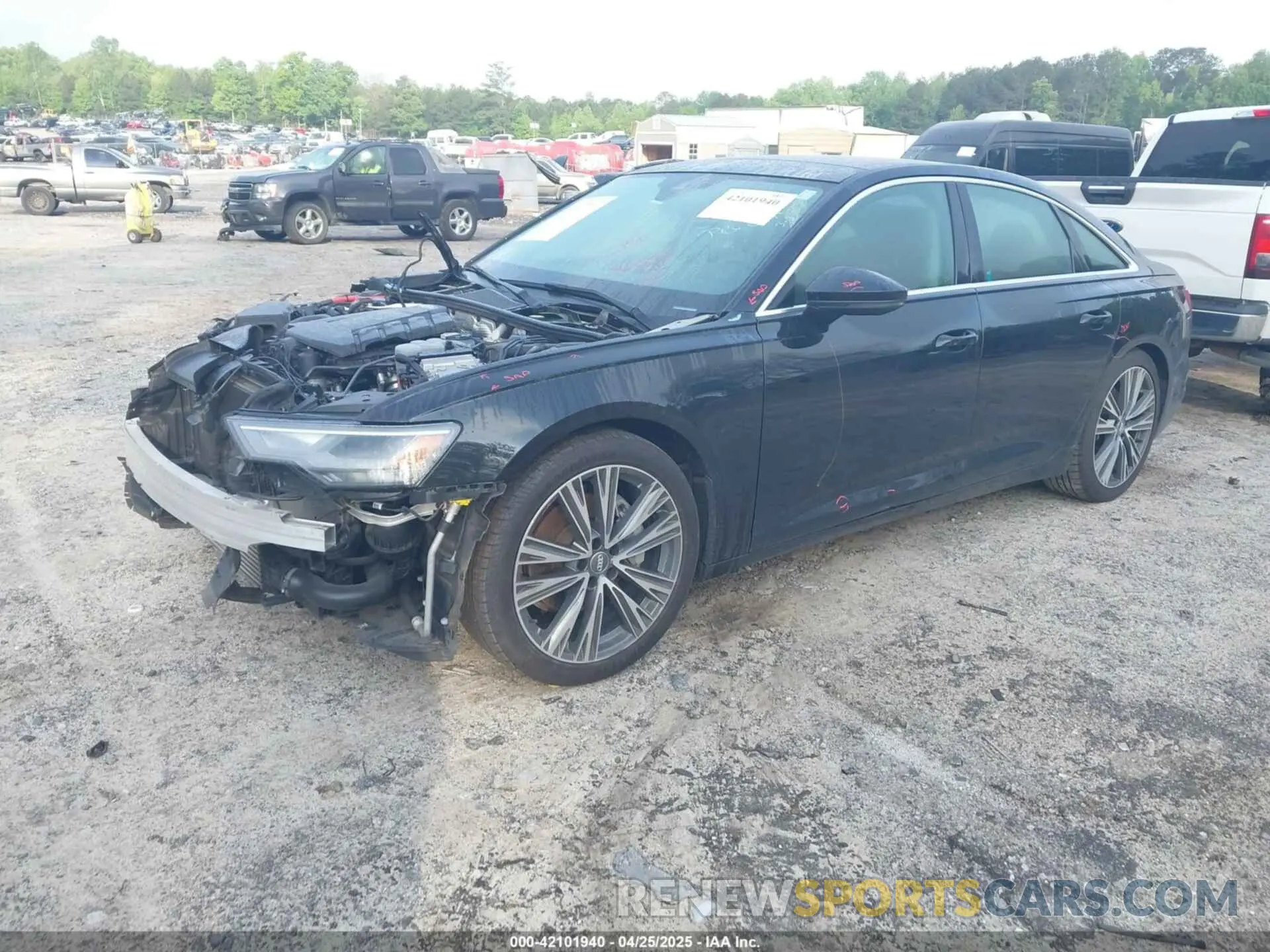 2 Photograph of a damaged car WAUD8AF2XKN121887 AUDI A6 2019