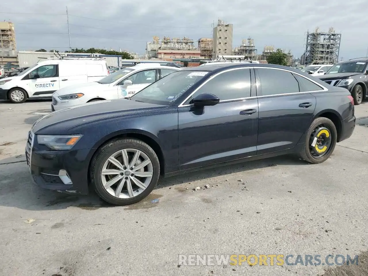 1 Photograph of a damaged car WAUD8AF2XKN129049 AUDI A6 2019
