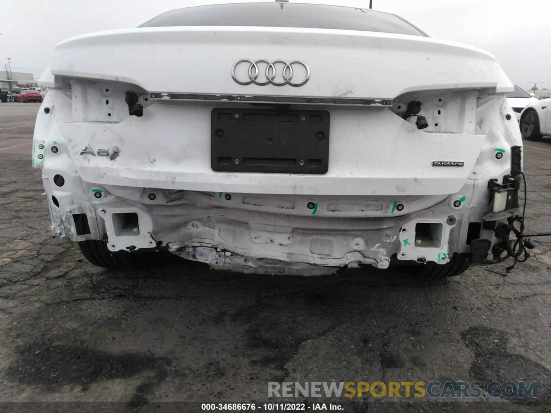 6 Photograph of a damaged car WAUE8AF20KN126178 AUDI A6 2019