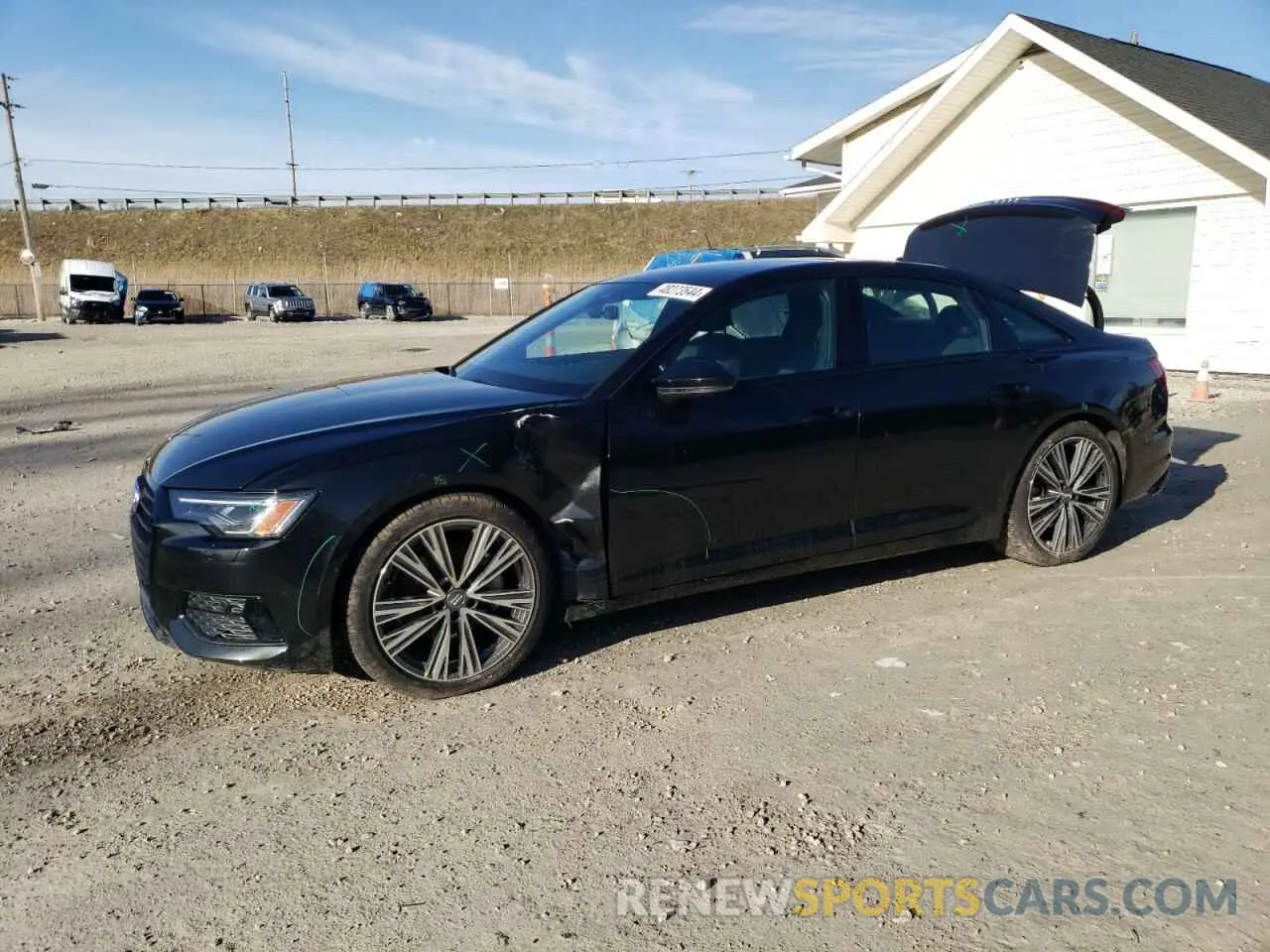 1 Photograph of a damaged car WAUE8AF25KN121607 AUDI A6 2019