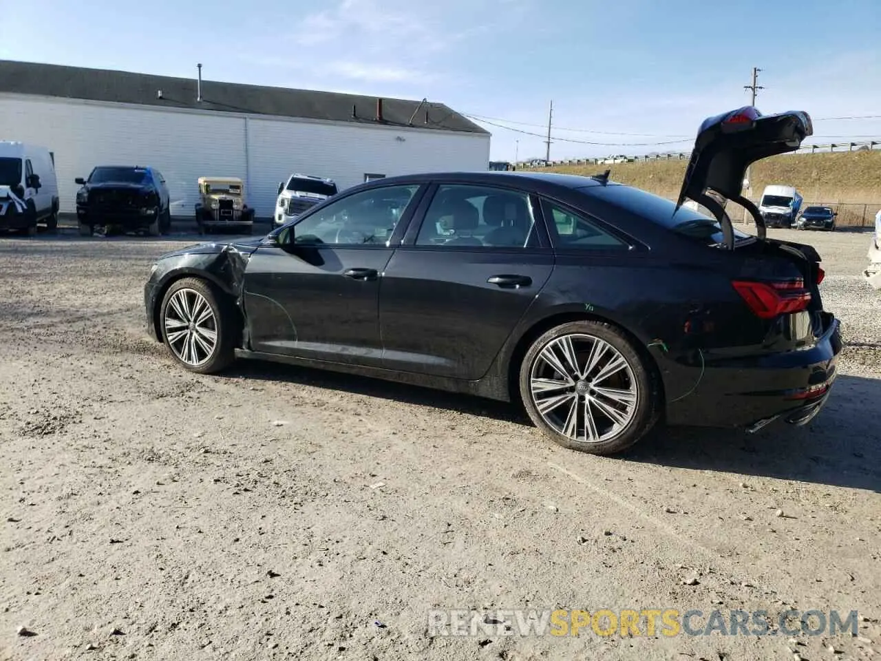 2 Photograph of a damaged car WAUE8AF25KN121607 AUDI A6 2019