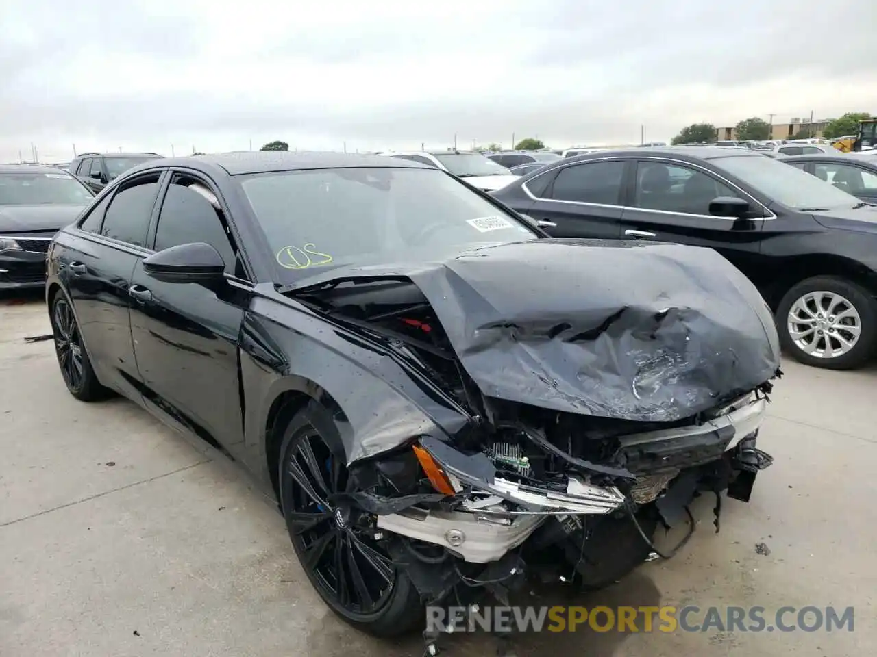 1 Photograph of a damaged car WAUE8AF2XKN121926 AUDI A6 2019