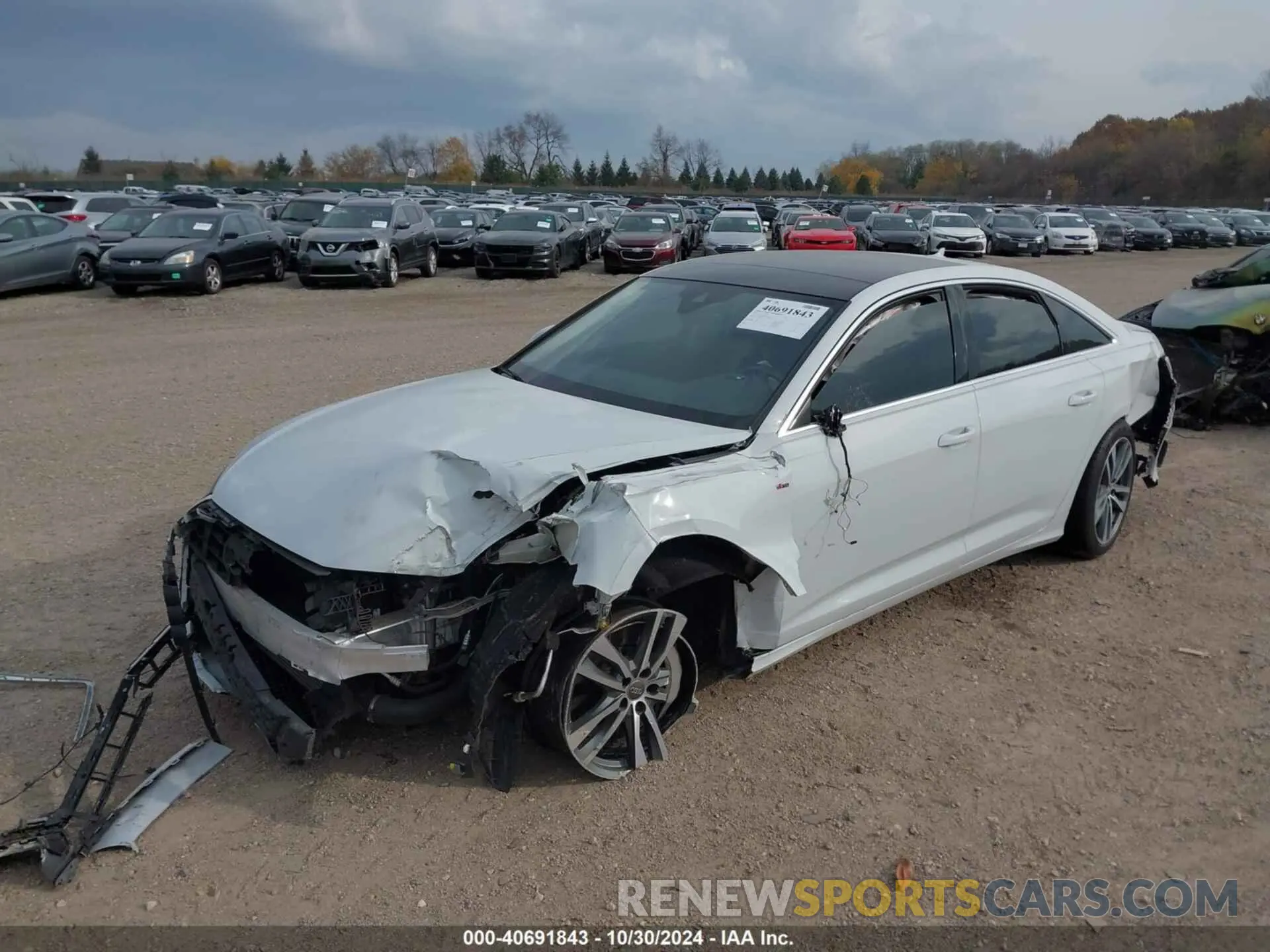 2 Photograph of a damaged car WAUK2AF20KN022617 AUDI A6 2019