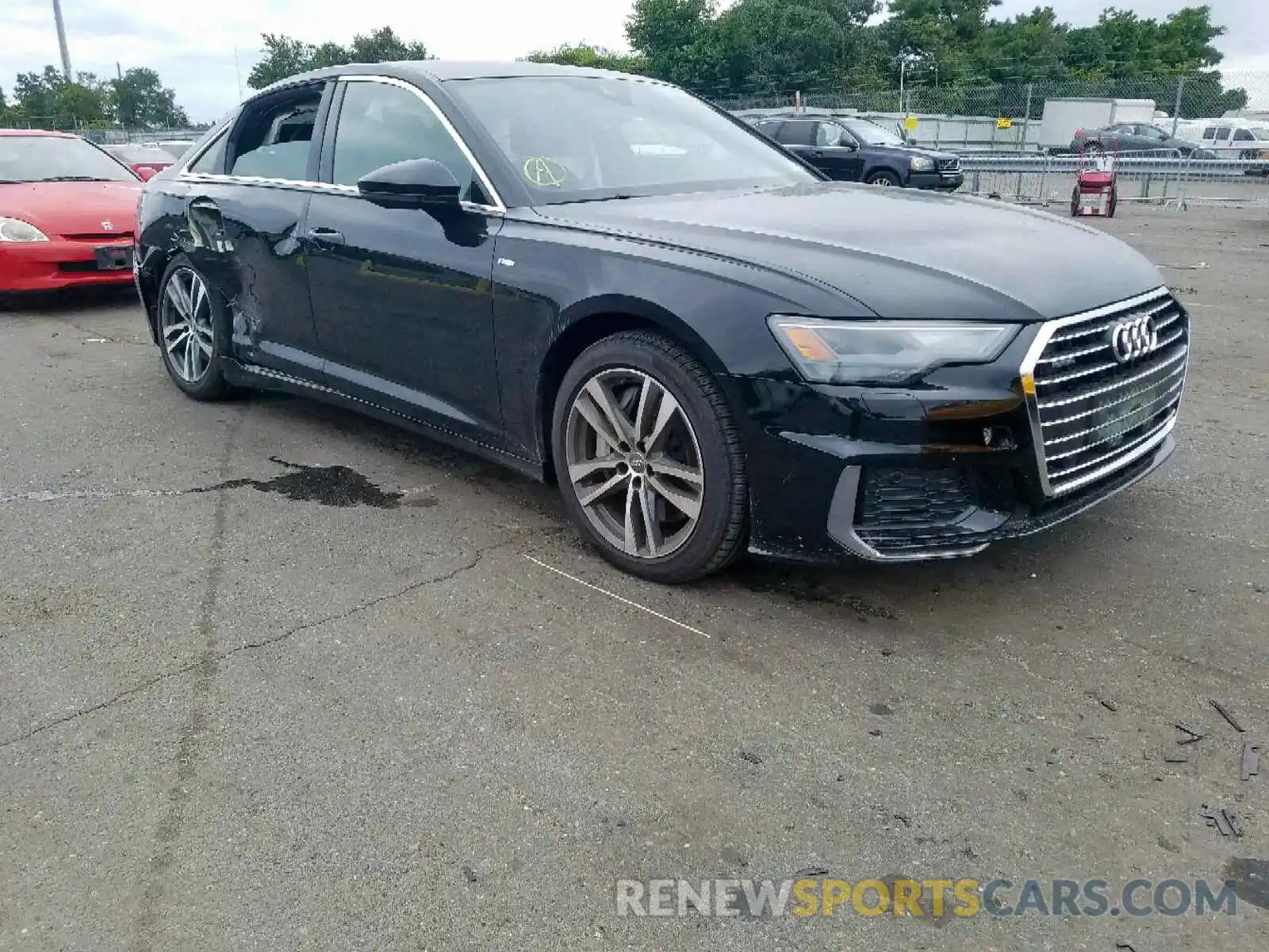 1 Photograph of a damaged car WAUK2AF21KN078968 AUDI A6 2019