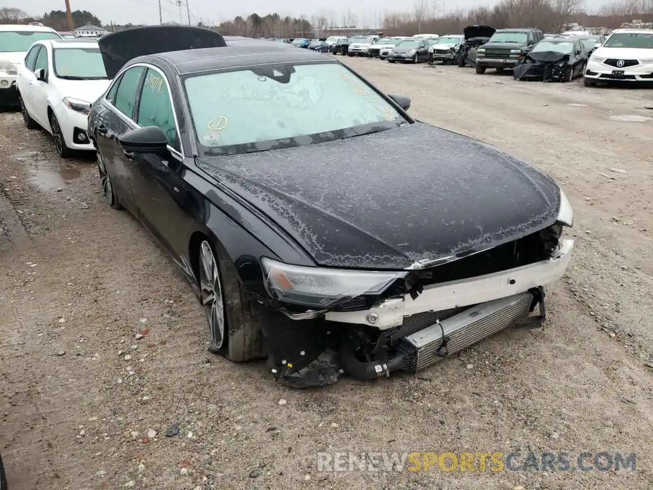 1 Photograph of a damaged car WAUK2AF26KN037302 AUDI A6 2019