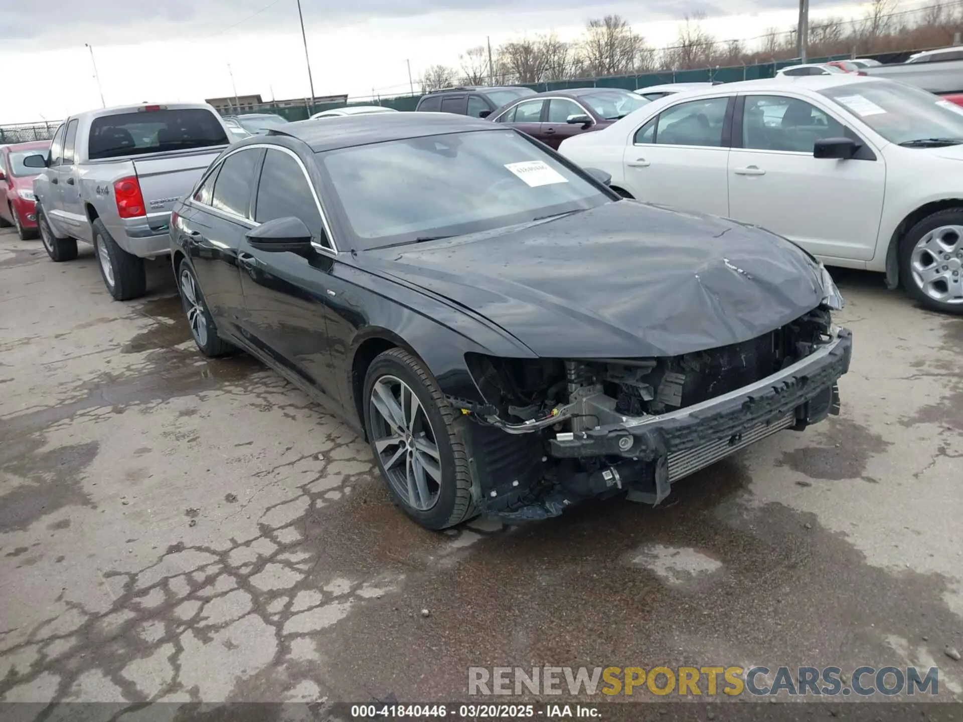 1 Photograph of a damaged car WAUK2AF28KN054828 AUDI A6 2019