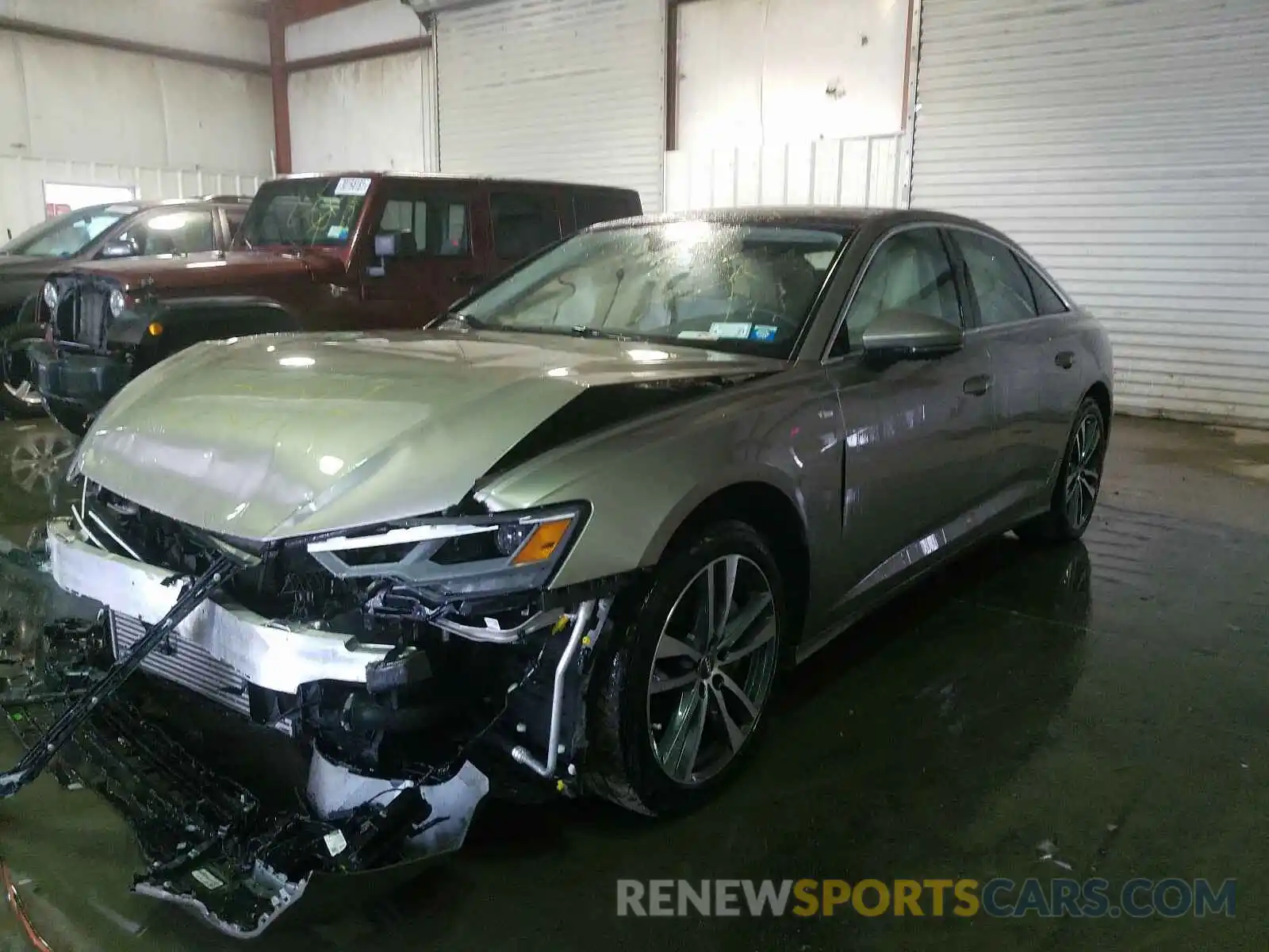 2 Photograph of a damaged car WAUK2BF25KN048362 AUDI A6 2019