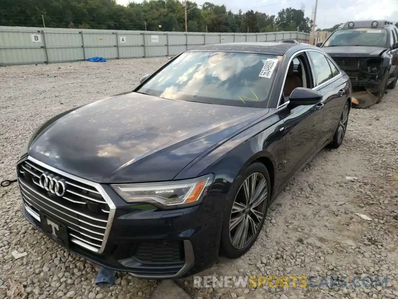 2 Photograph of a damaged car WAUL2AF20KN048199 AUDI A6 2019