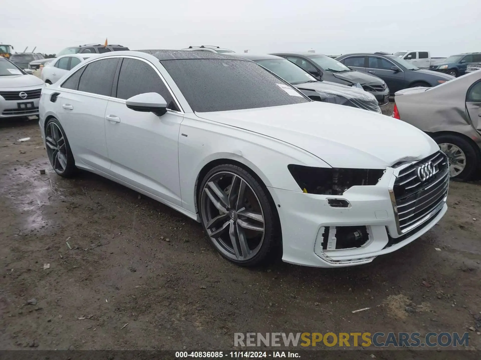 1 Photograph of a damaged car WAUL2AF20KN066833 AUDI A6 2019